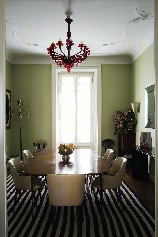 红蓝灰的时尚之家丨意大利米兰丨米兰设计师 Роселла Джардини-10