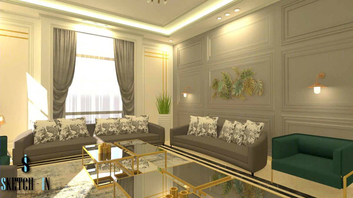 Anastasiya Gushchina丨别墅丨3D Sketchup New Classic-5
