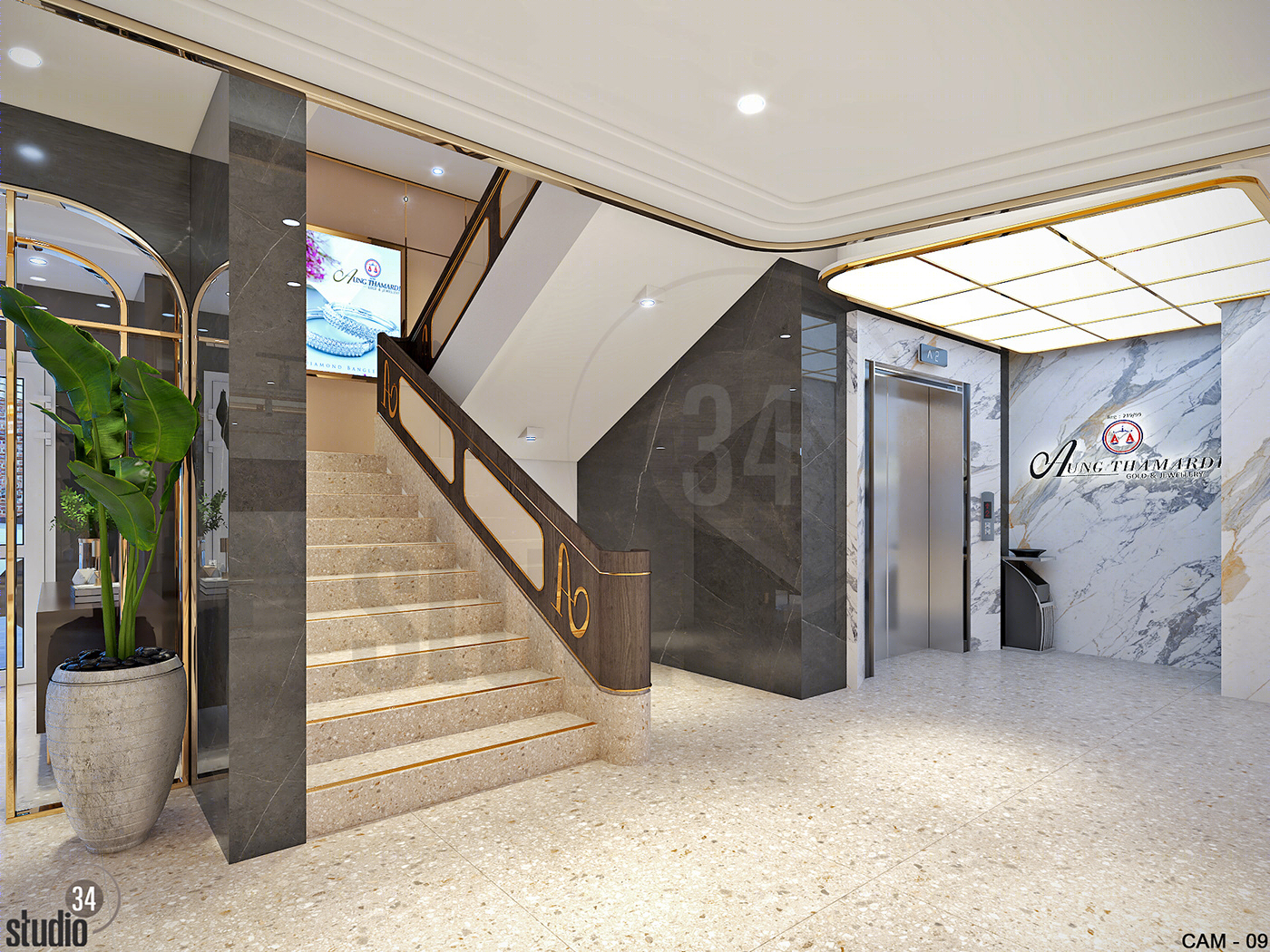 Elegant & Luxury Gold & Diamond Shop-5