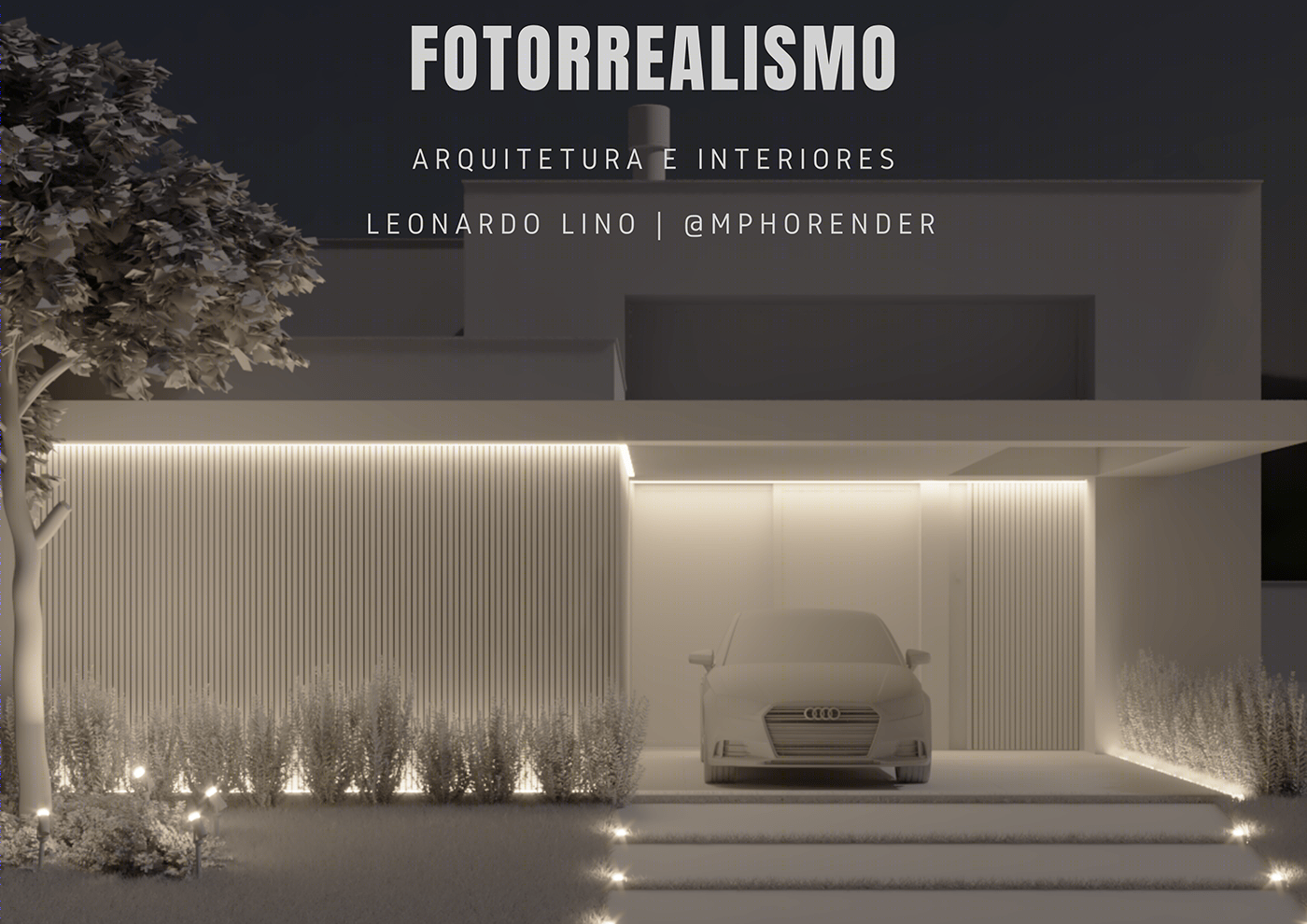 Anastasiya Gushchina丨别墅建筑丨MAQUETE 3D - FOTORREALISMO-0