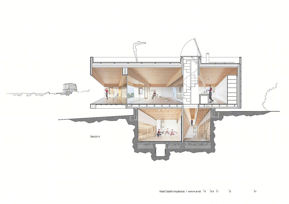 福门特拉岛上的岩石之家 | Marià Castelló Architecture 设计-109