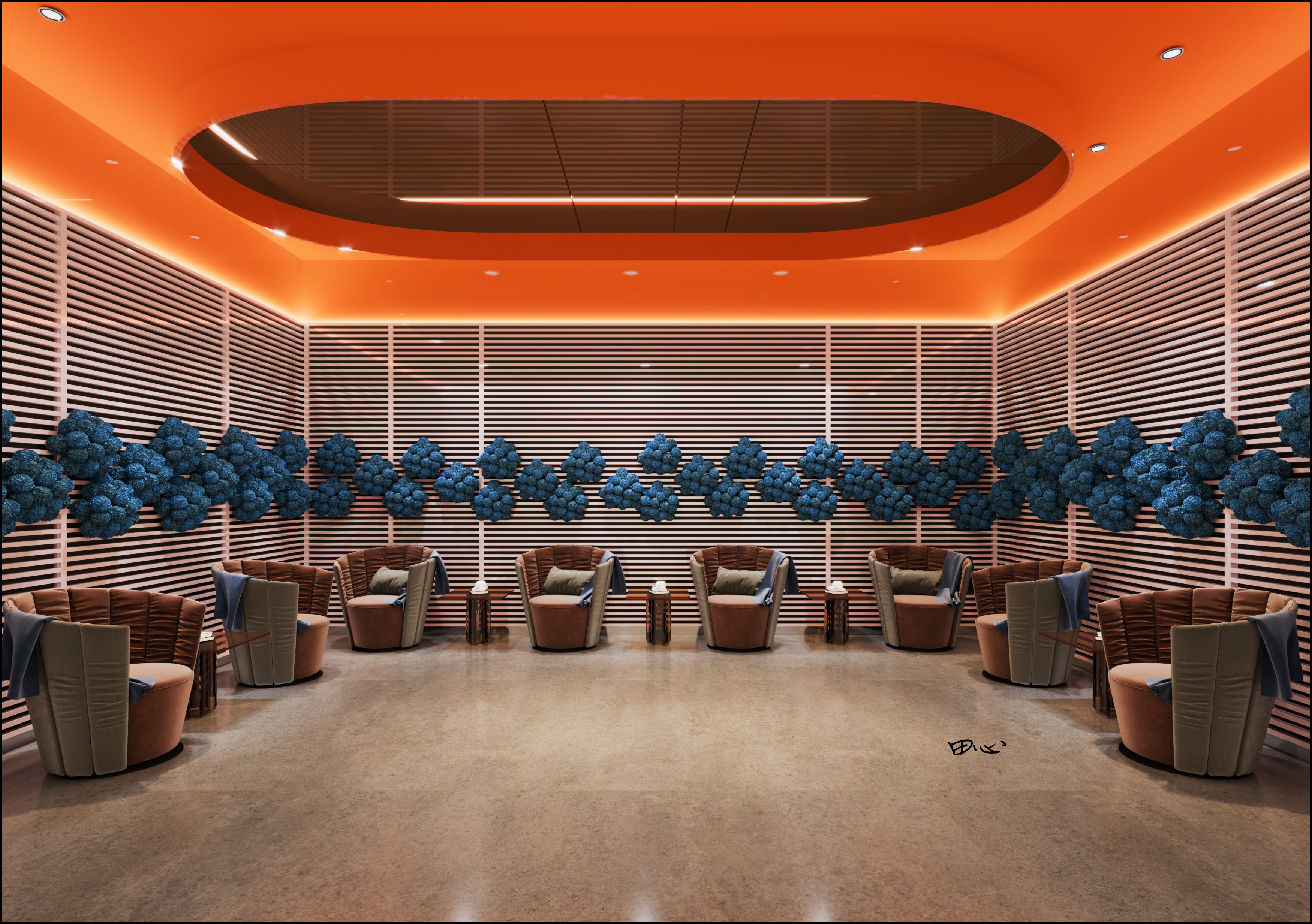 质朴之美 · 清水混凝土餐厅设计-16