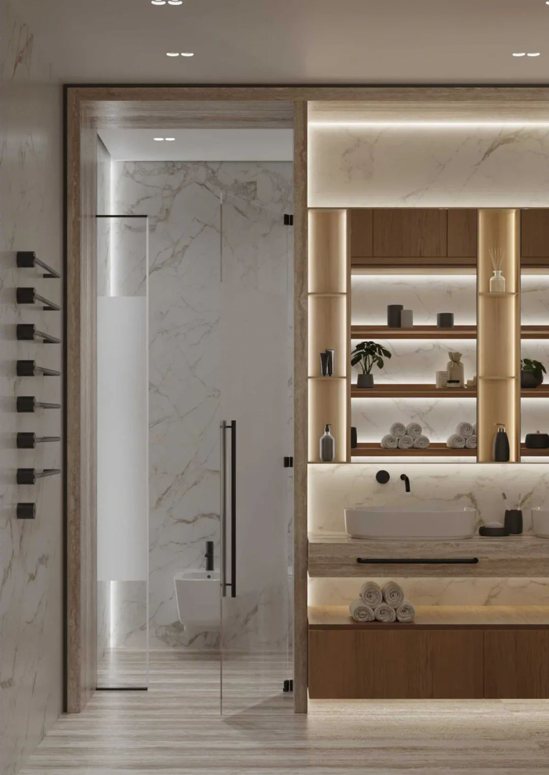 胡桃木打造现代简约豪宅丨Ab Architects-58