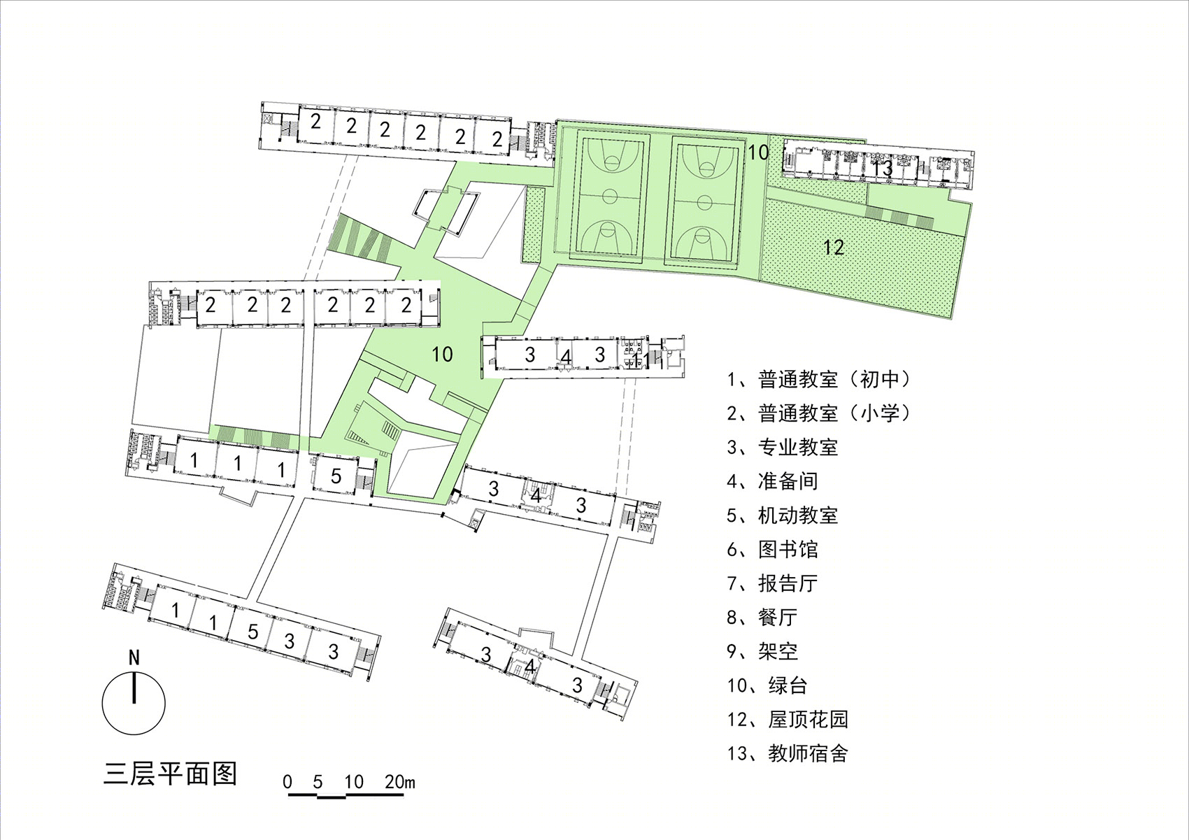 深圳市光明新区凤凰学校设计丨深圳大学建筑设计研究院有限公司“钟中+钟波涛”工作室-79