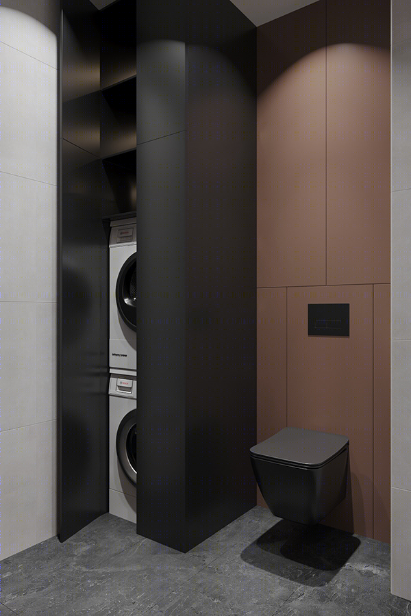 乌克兰基辅公寓设计 超有设计感！-21