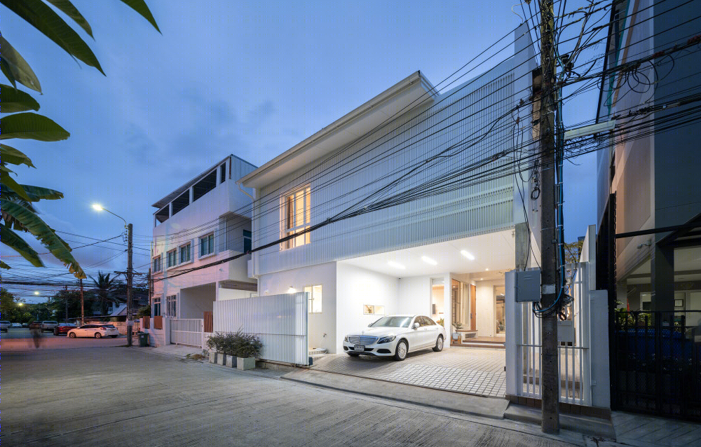 泰国 Baan PA*Ma*住宅 | 绿色核心、家庭共享空间与自然光线-21