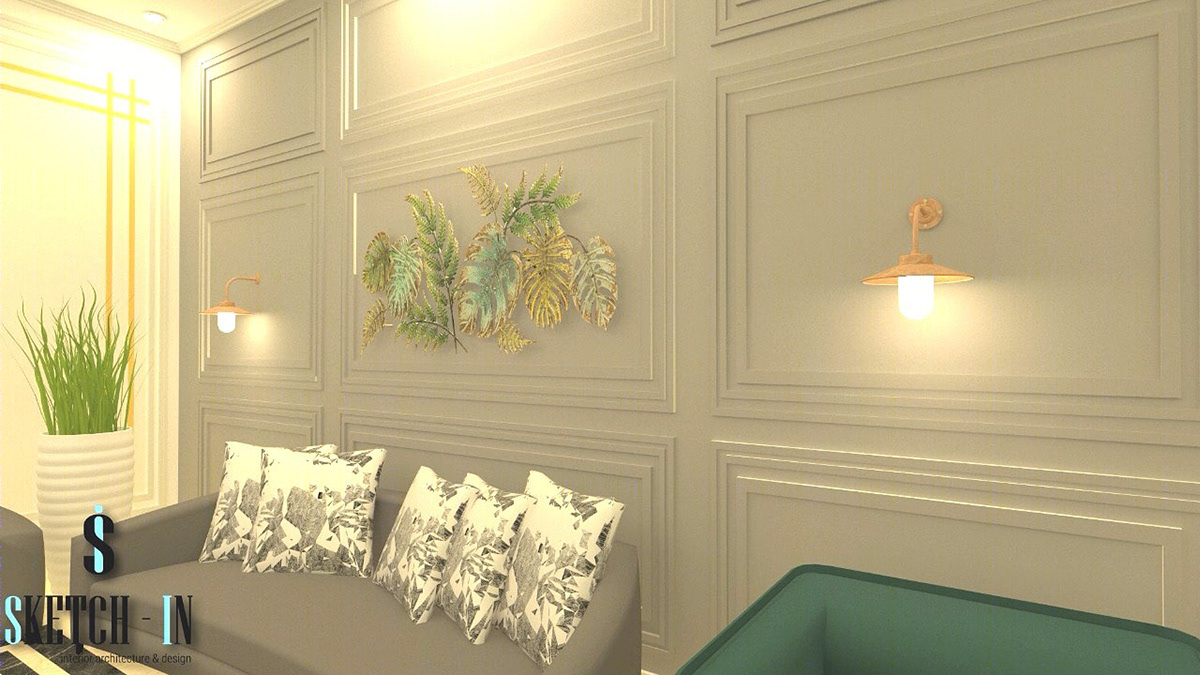 Anastasiya Gushchina丨别墅丨3D Sketchup New Classic-7