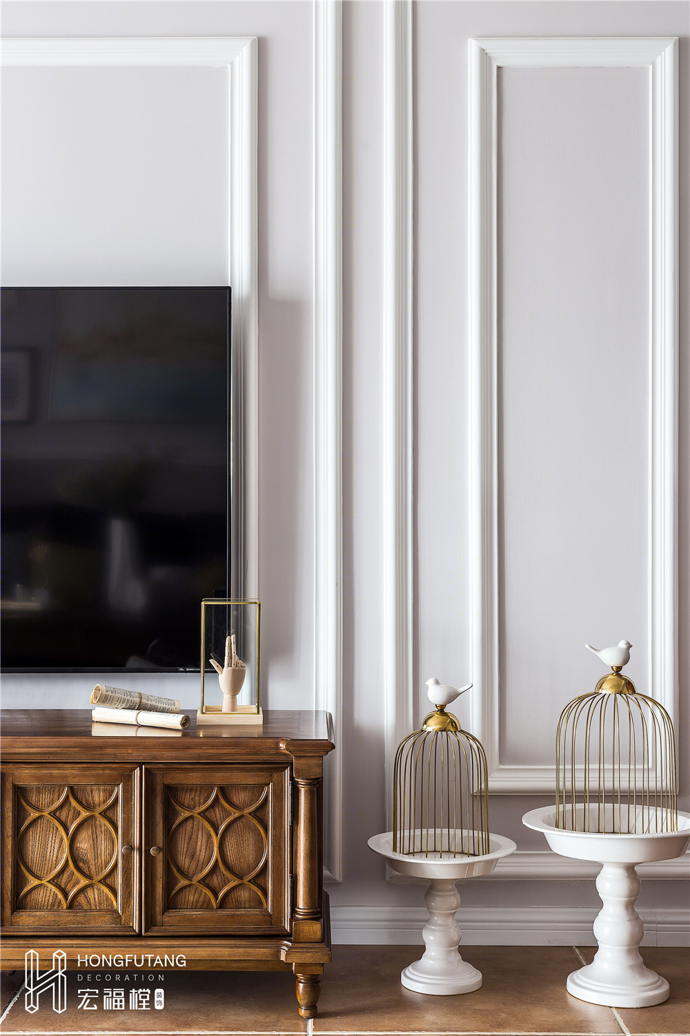 成都宏福樘装饰《向晚》美式住宅设计,精致温馨,空间灵动-23