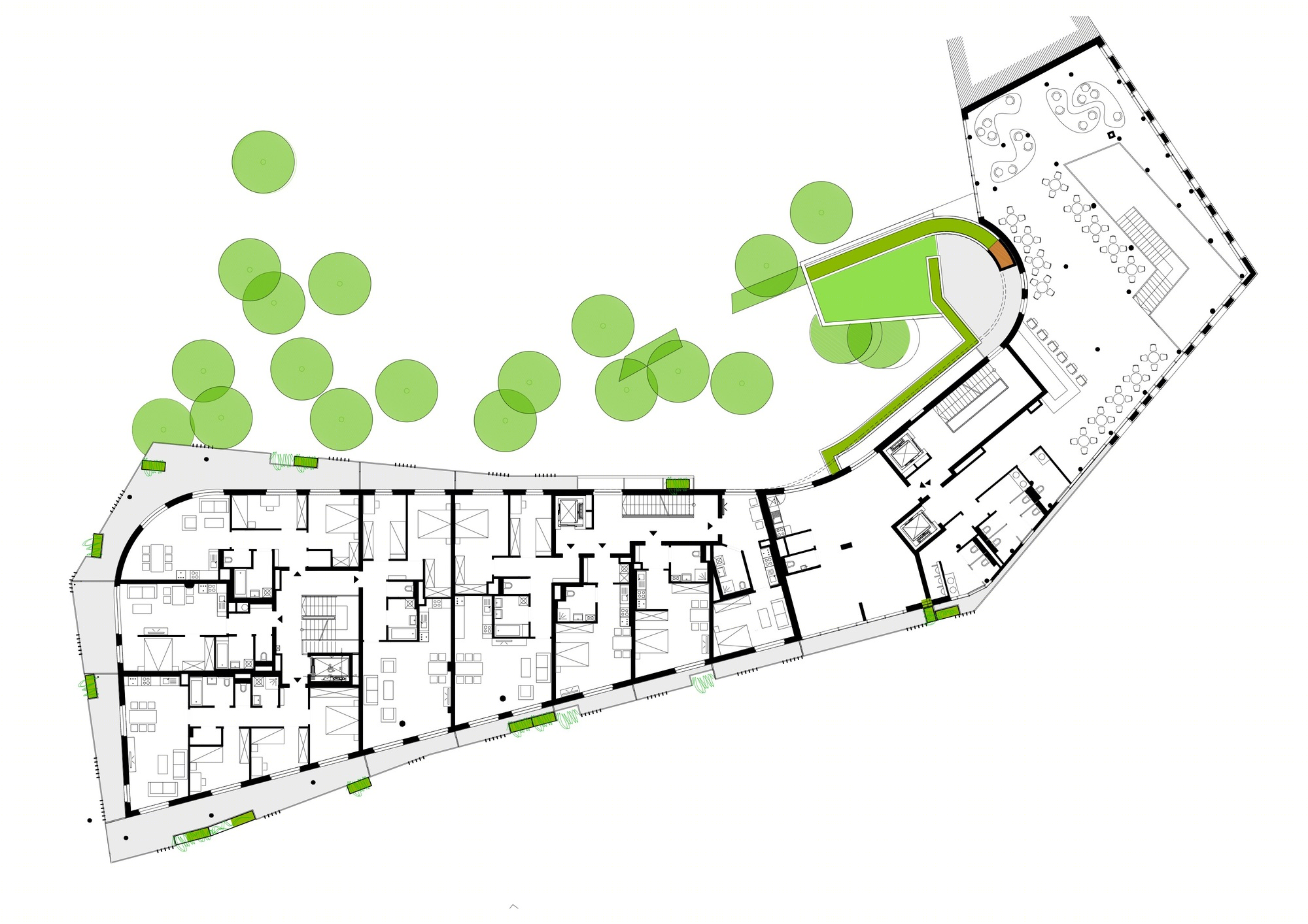 维也纳绿意盎然的城市花园公寓（The Living Garden project）-27