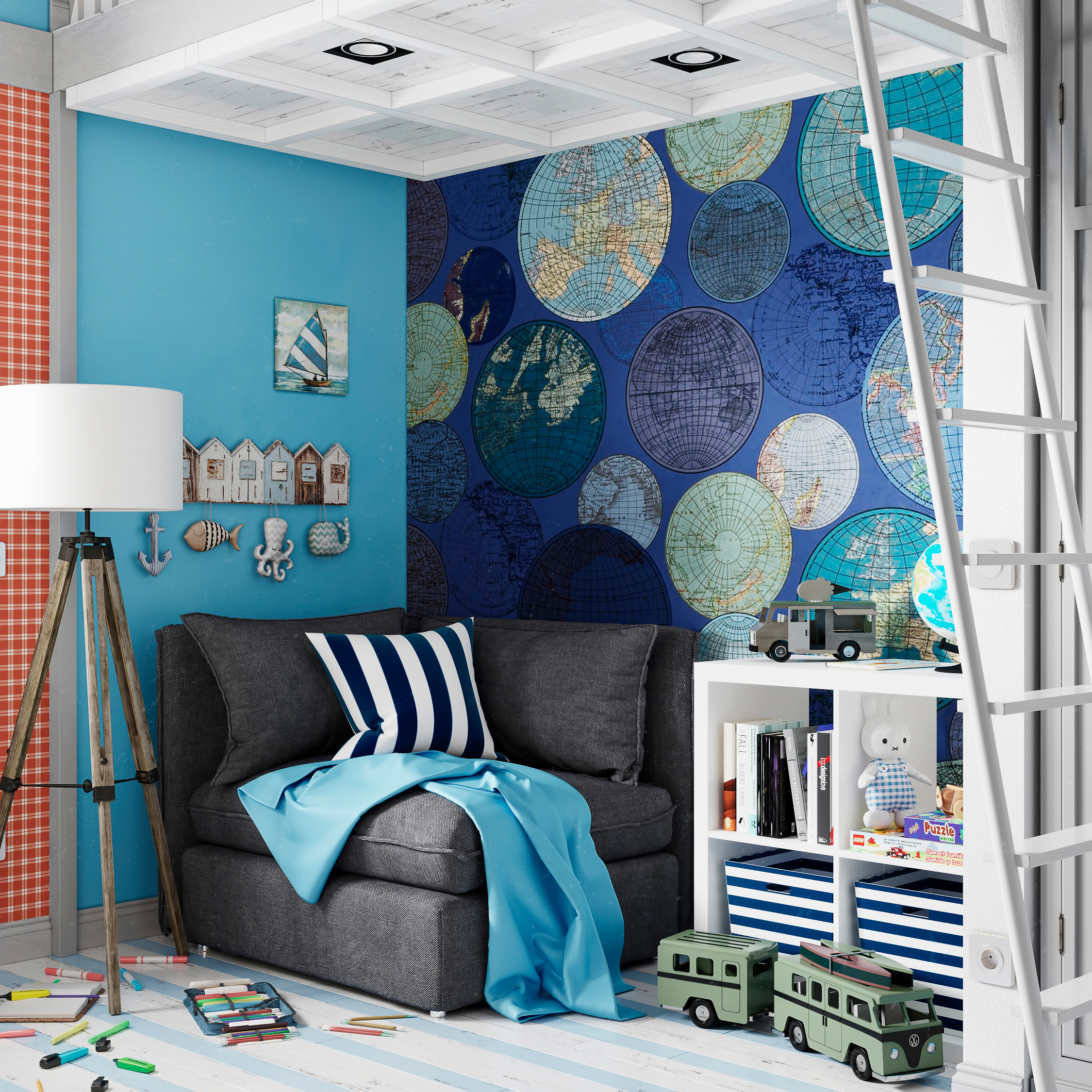 俄罗斯莫斯科地区现代家庭住宅设计-15