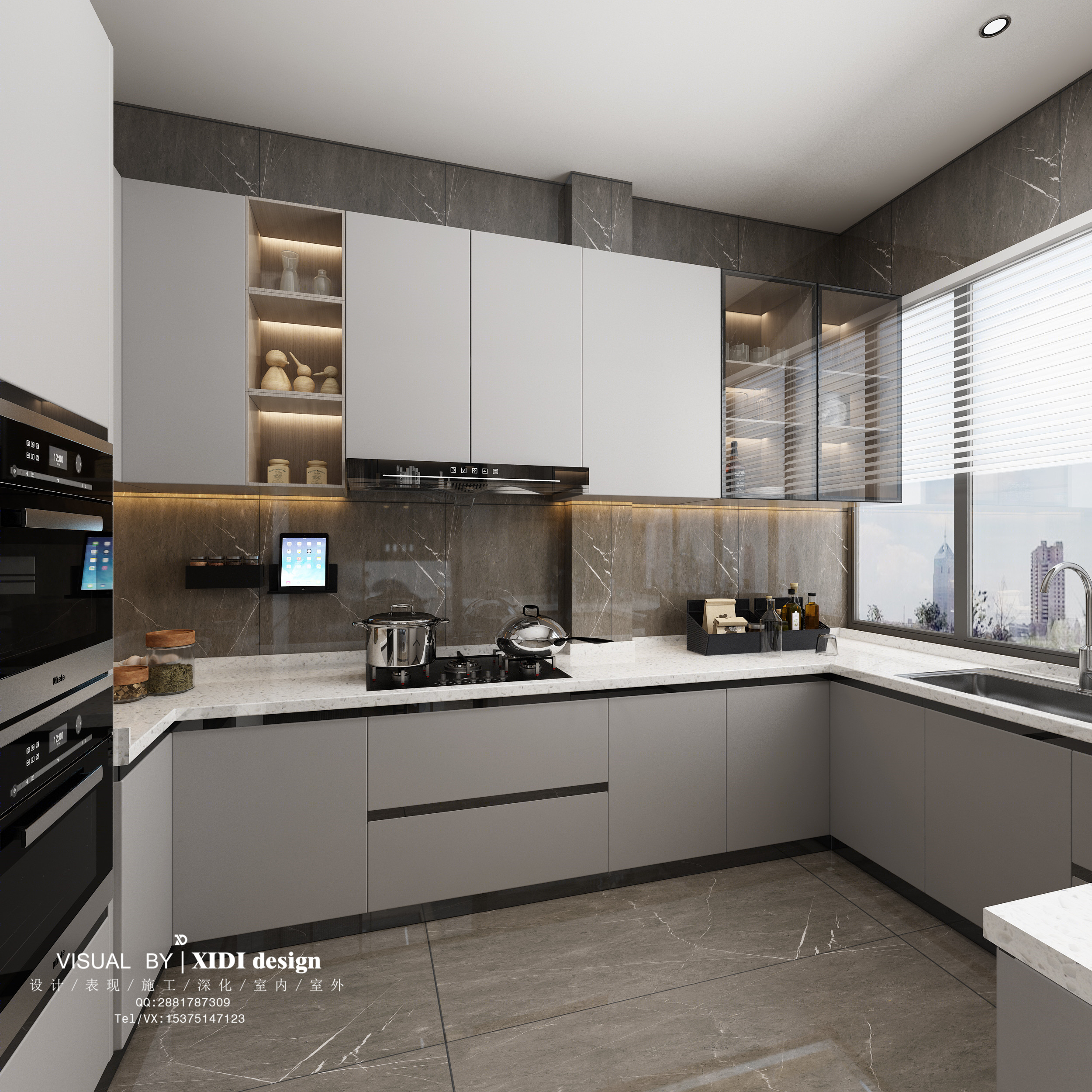 现代轻奢无主灯别墅                     -6