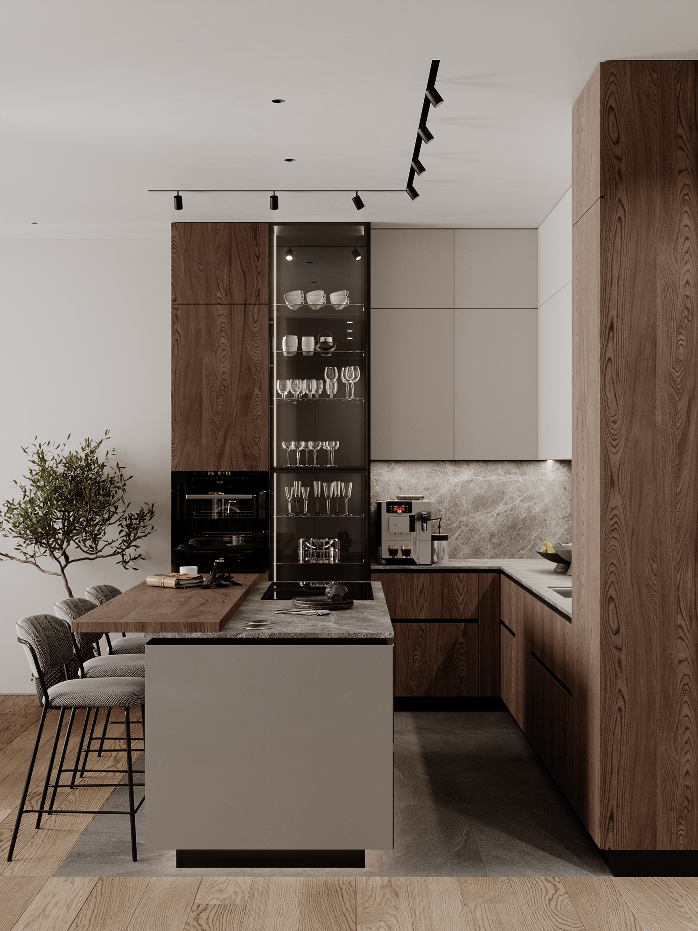 90平 开放式户型设计-8