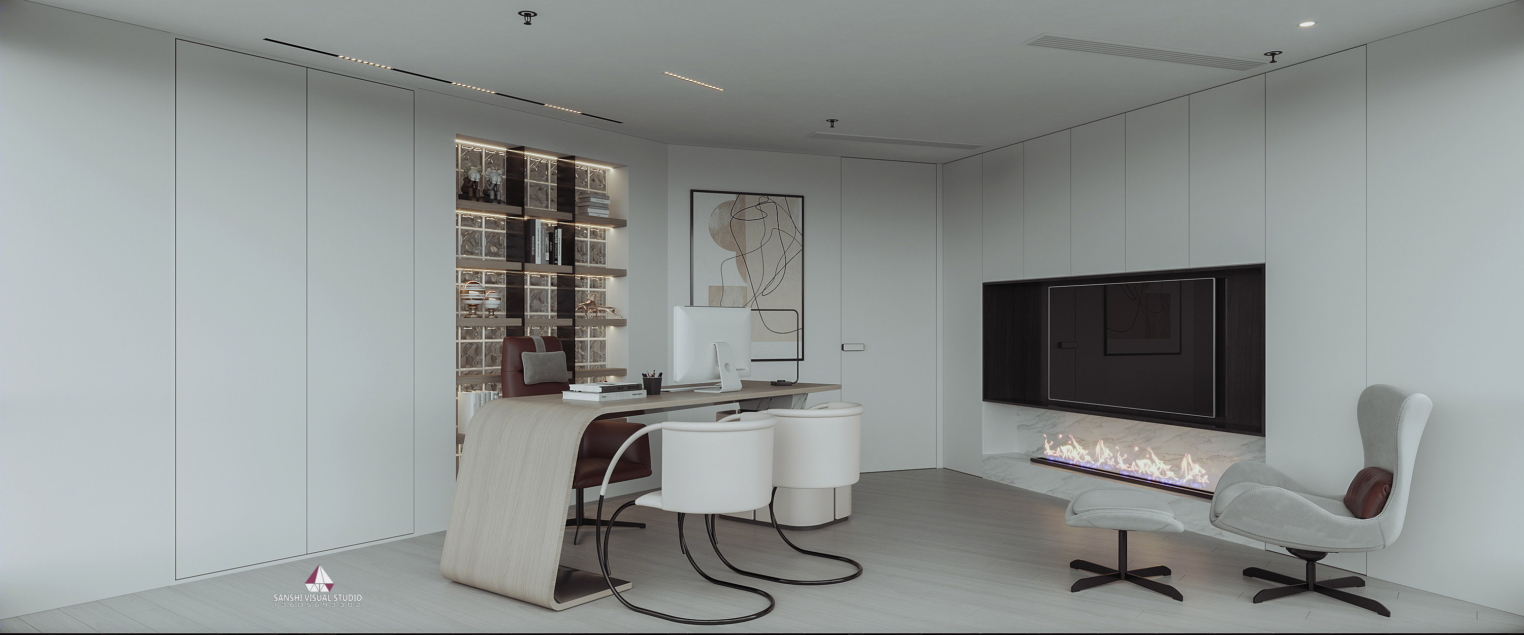 现代风格办公空间-9