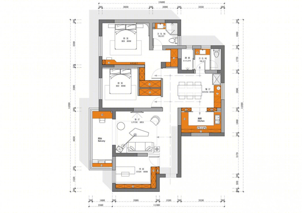 低空飞行之家 | 现代工业风暗黑住宅-25