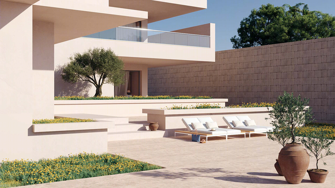 地中海风情别墅设计丨saraviana_archviz-3