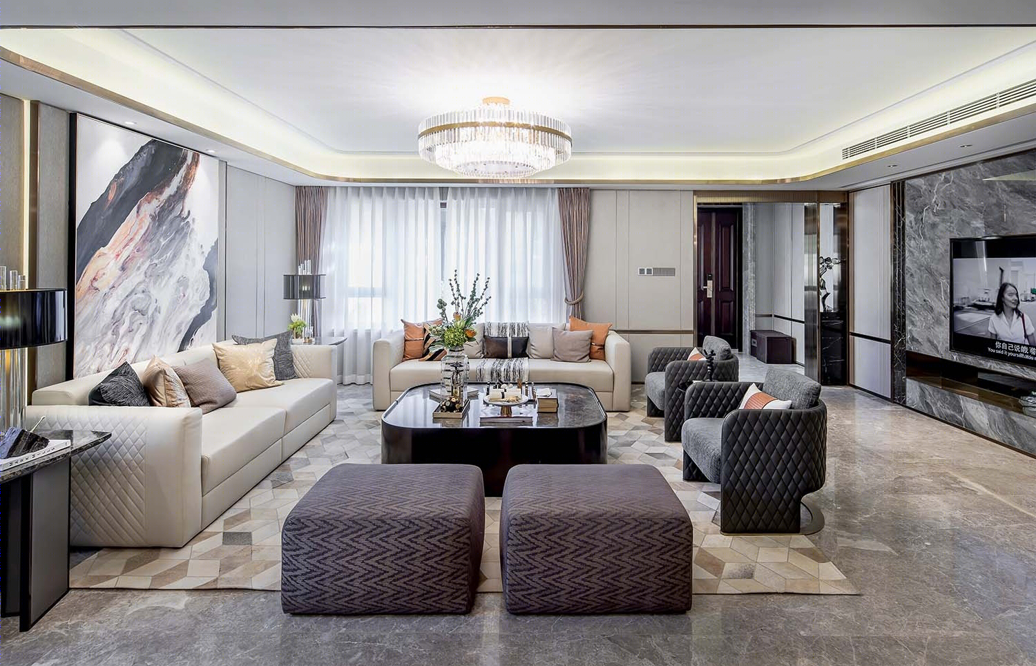 沈阳金地·樾檀山下叠洋房样板间丨中国沈阳丨北京顺迈佳室内设计有限公司-7