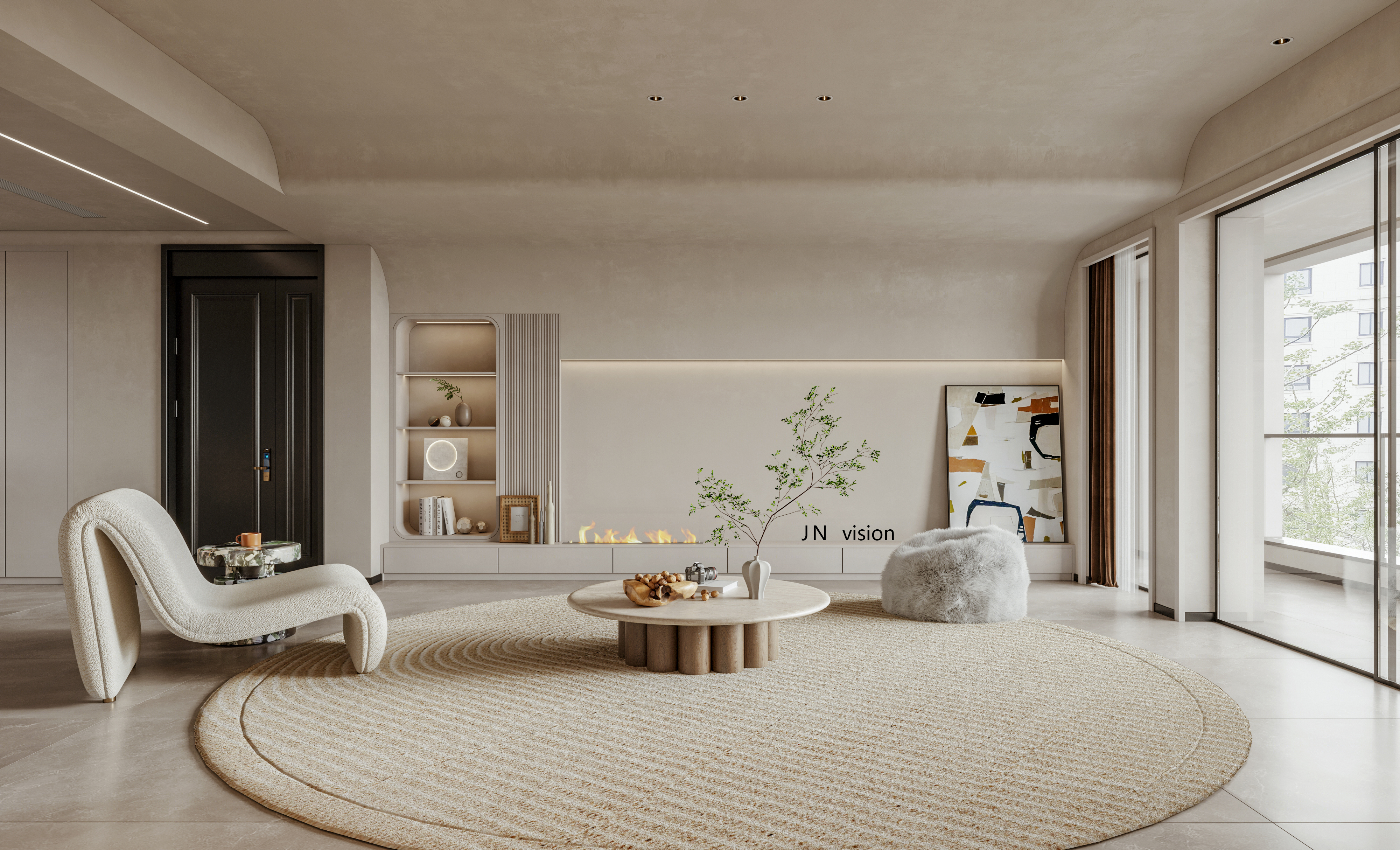 现代简约精致住宅，打造温馨舒适家居环境-10