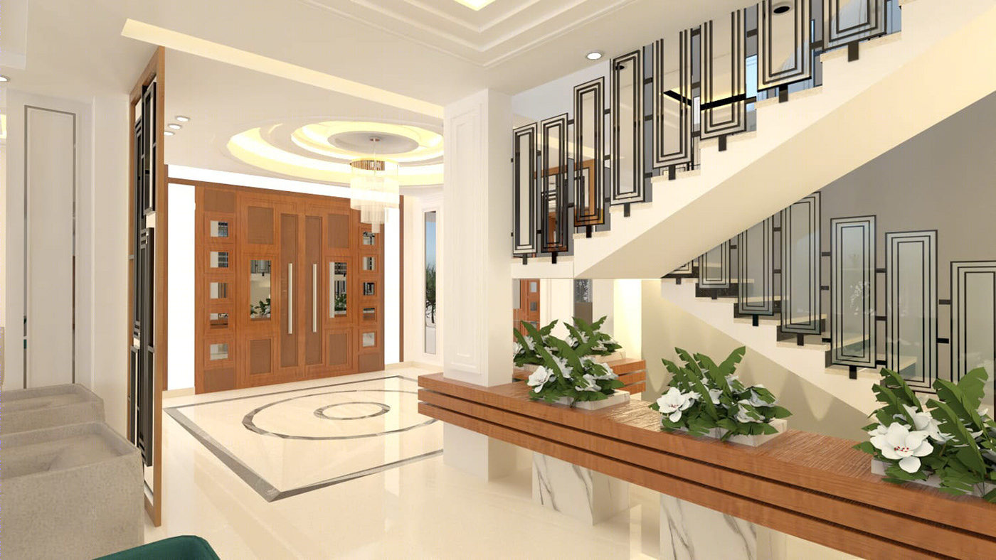 Anastasiya Gushchina丨别墅丨3D Sketchup New Classic-9
