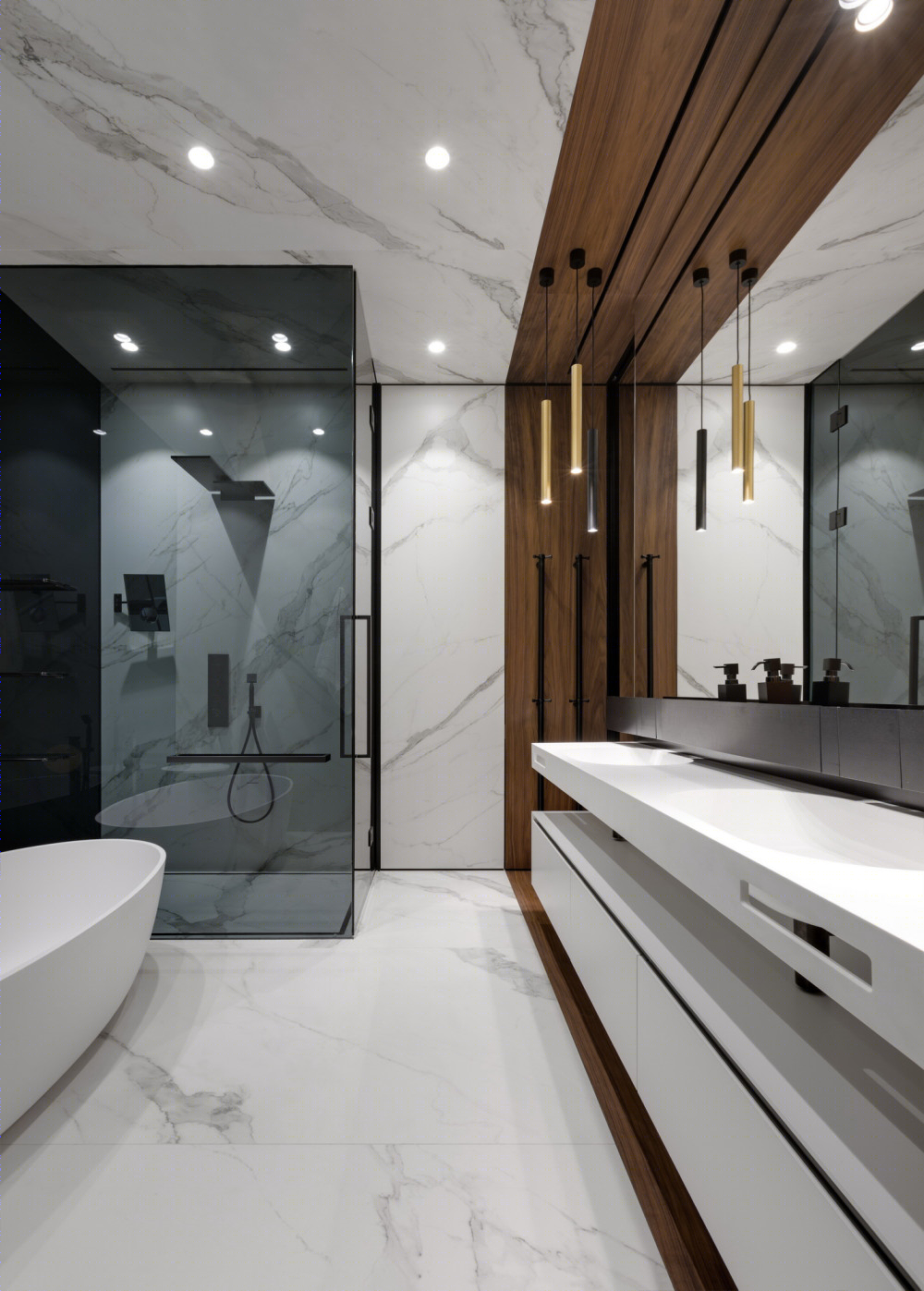 Deep Chord interior / YODEZEEN Architects 现代公寓的多彩设计风格-13