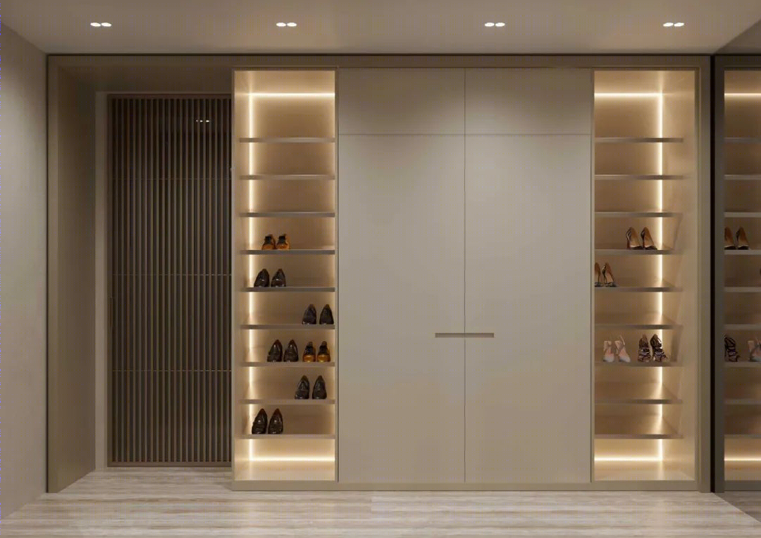 胡桃木打造现代简约豪宅丨Ab Architects-64