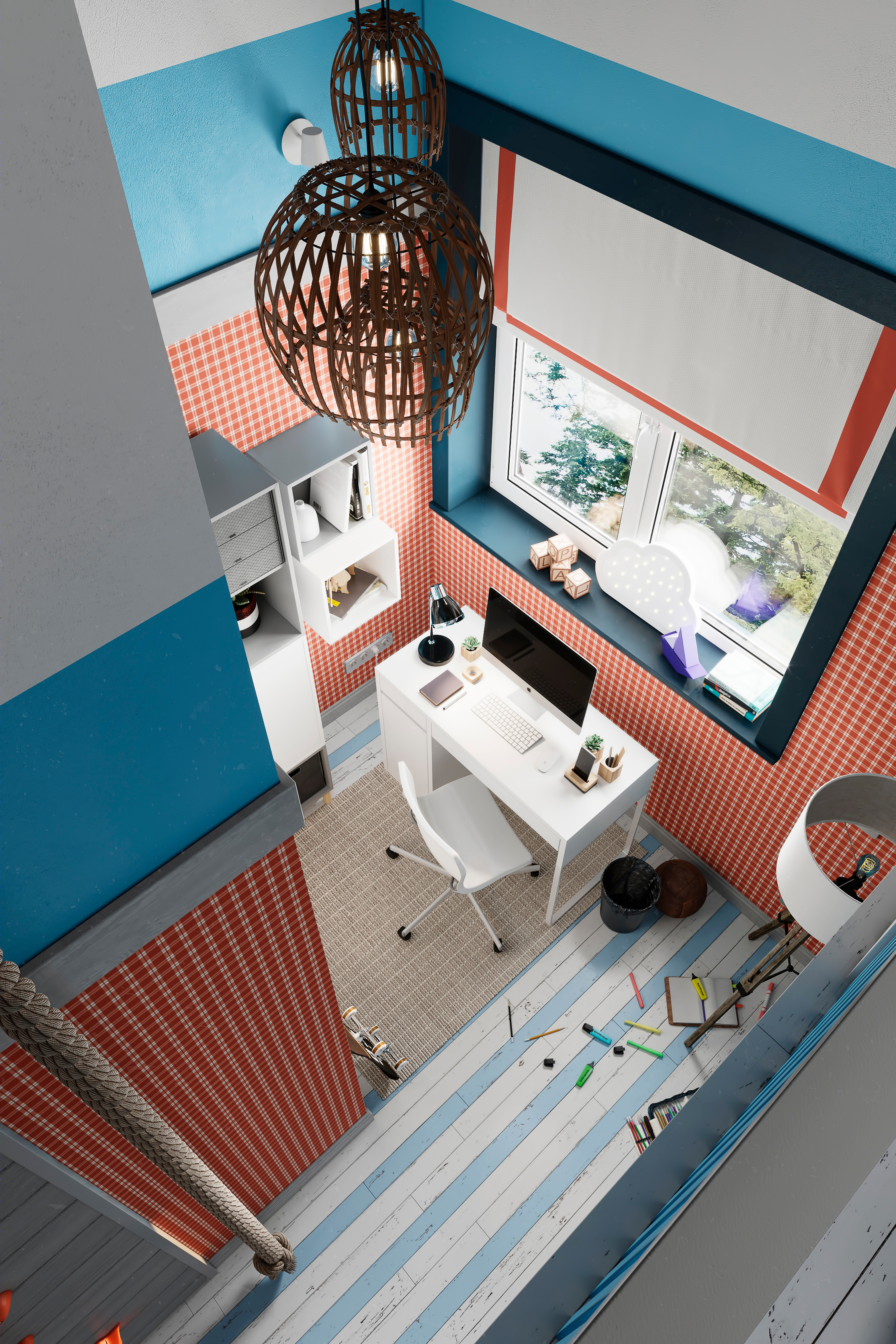 俄罗斯莫斯科地区现代家庭住宅设计-17