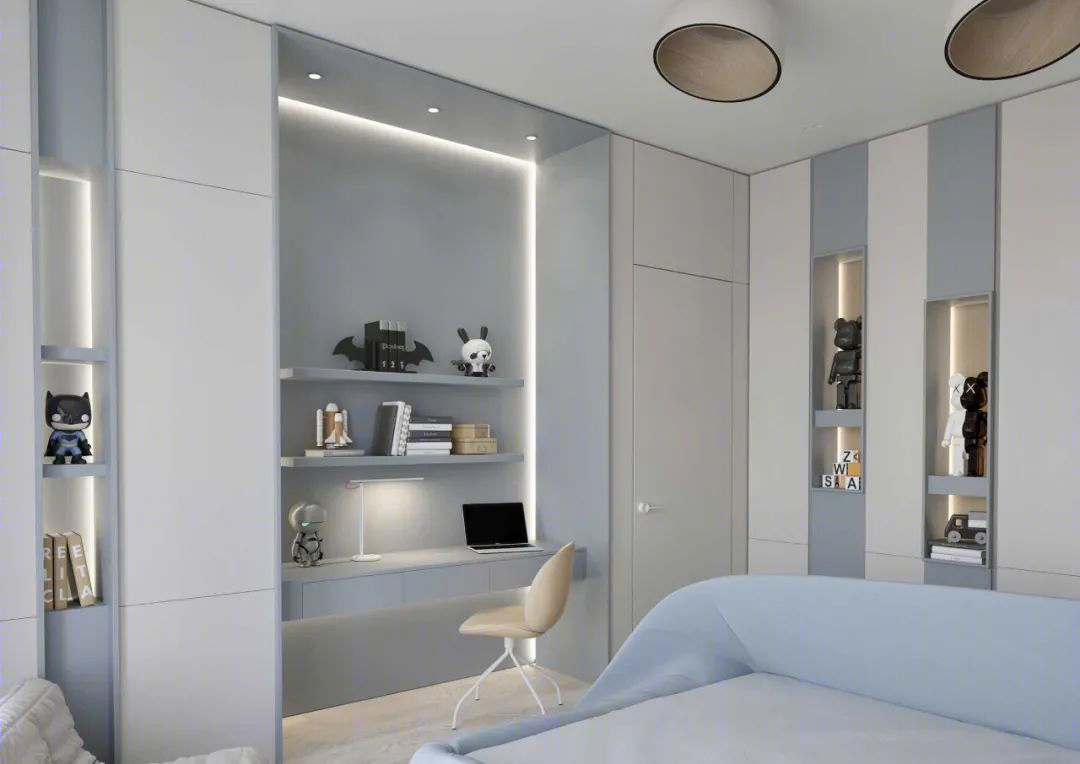 胡桃木打造现代简约豪宅丨Ab Architects-69