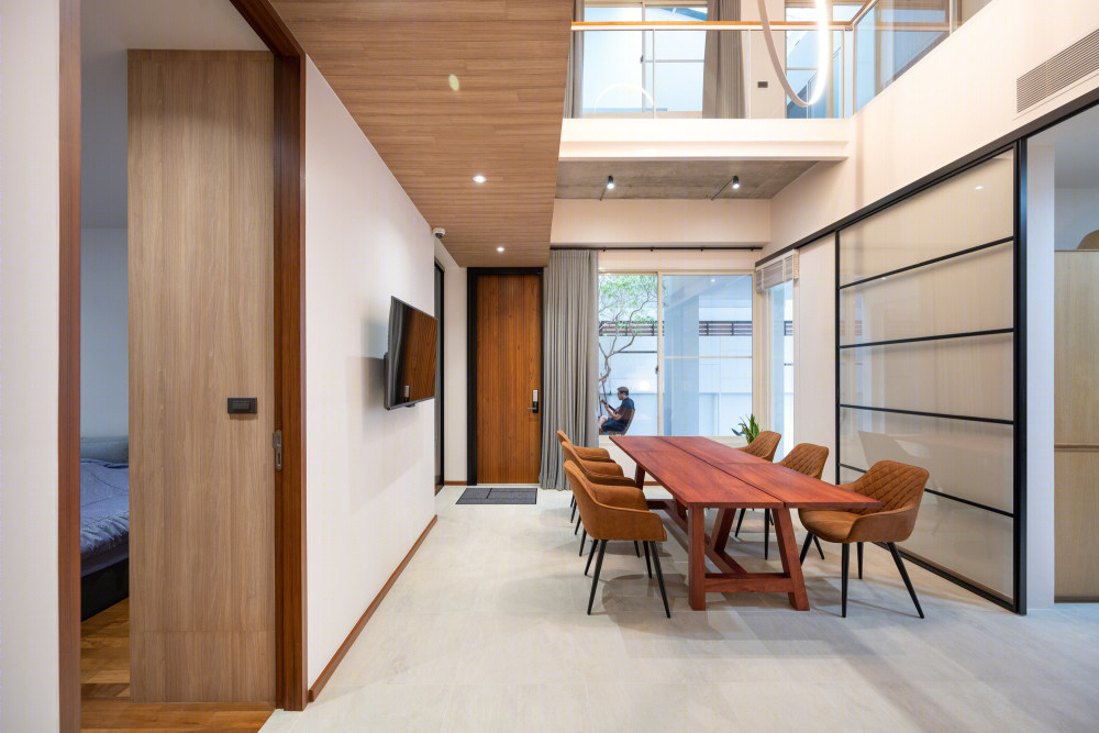 泰国 Baan PA*Ma*住宅 | 绿色核心、家庭共享空间与自然光线-27