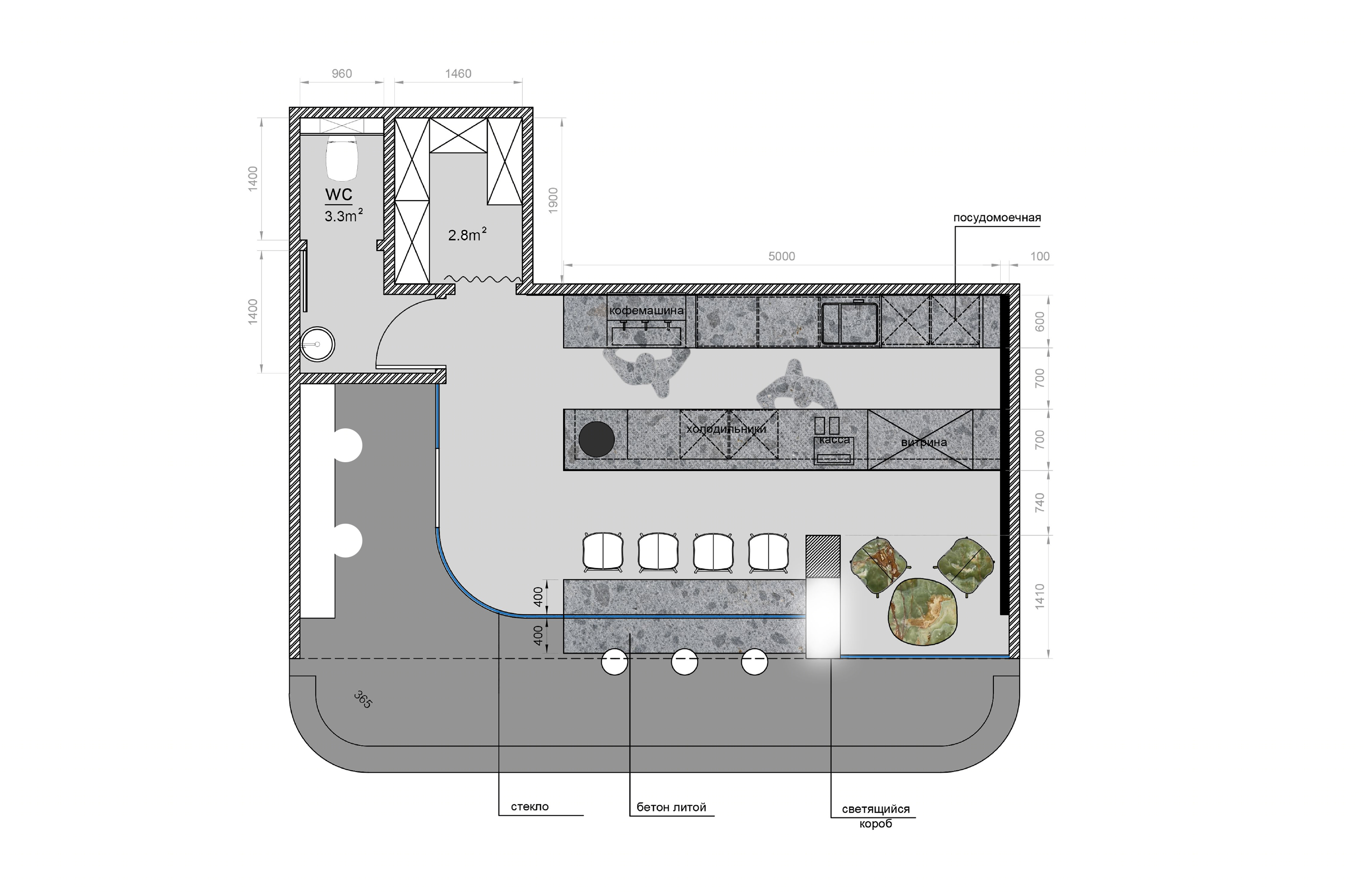 城市中心全能咖啡店 CAFE365丨Awgdt 工作室-14