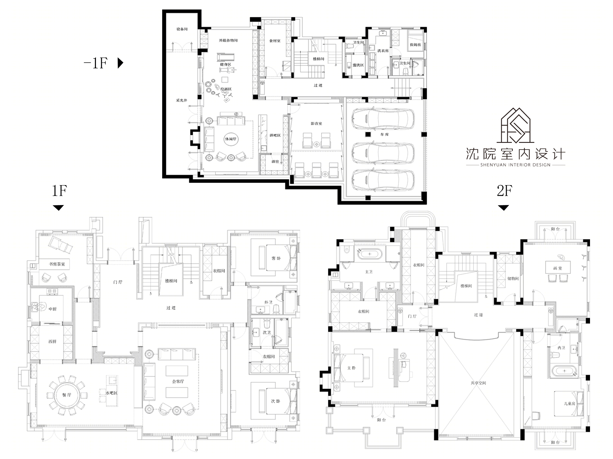 苏州园区国宾一号别墅,沈院室内设计打造温馨家园-12