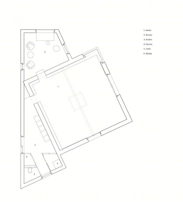 比利时艺术家工作室丨Graux & Baeyens Architects-13