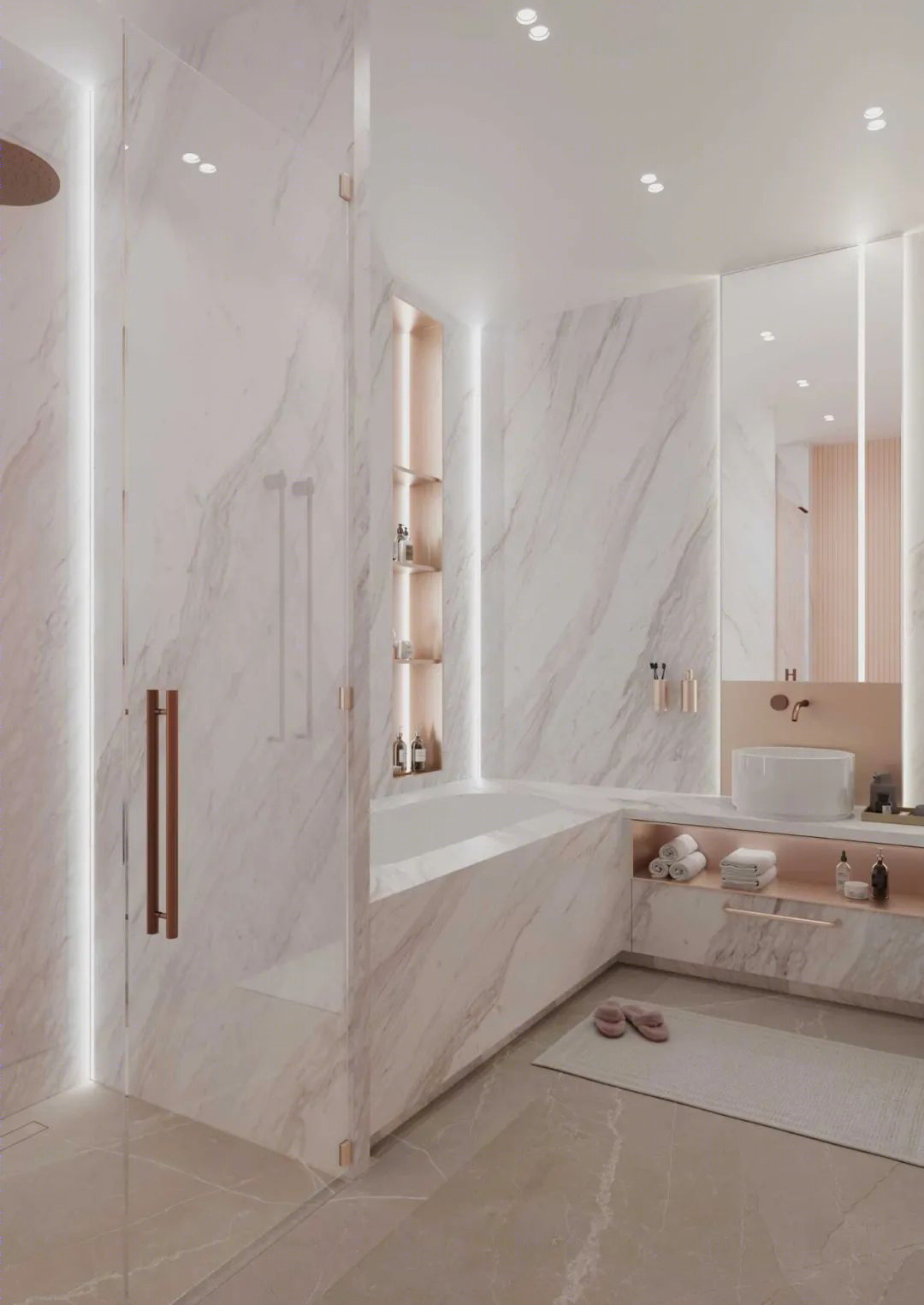 胡桃木打造现代简约豪宅丨Ab Architects-77