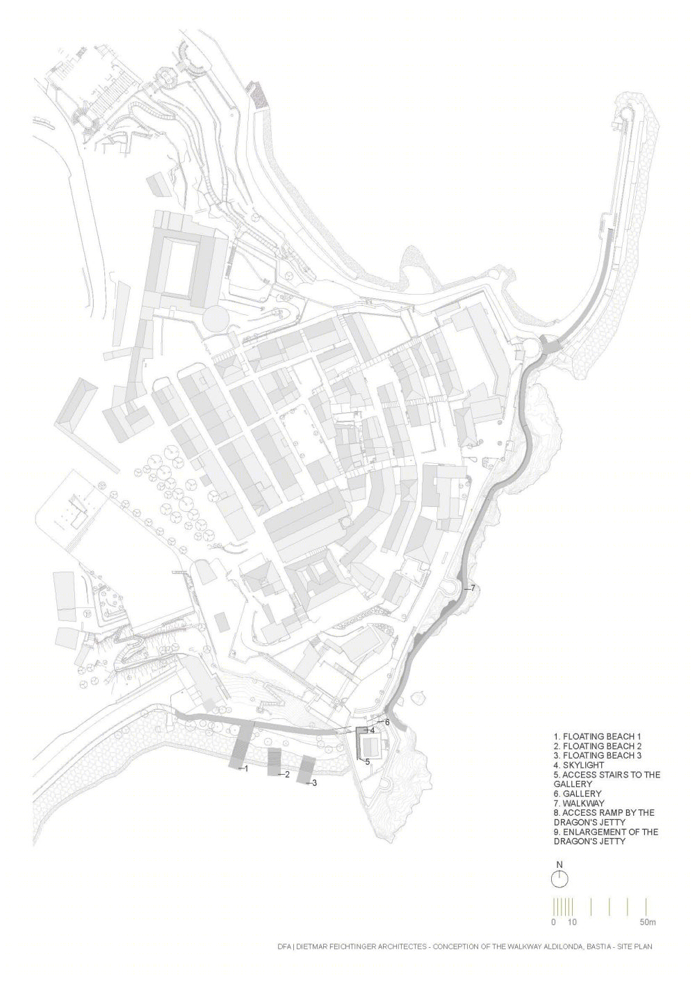 法国巴斯蒂亚亚蒂珑达海上长廊设计丨Dietmar Feichtinger Architectes-68