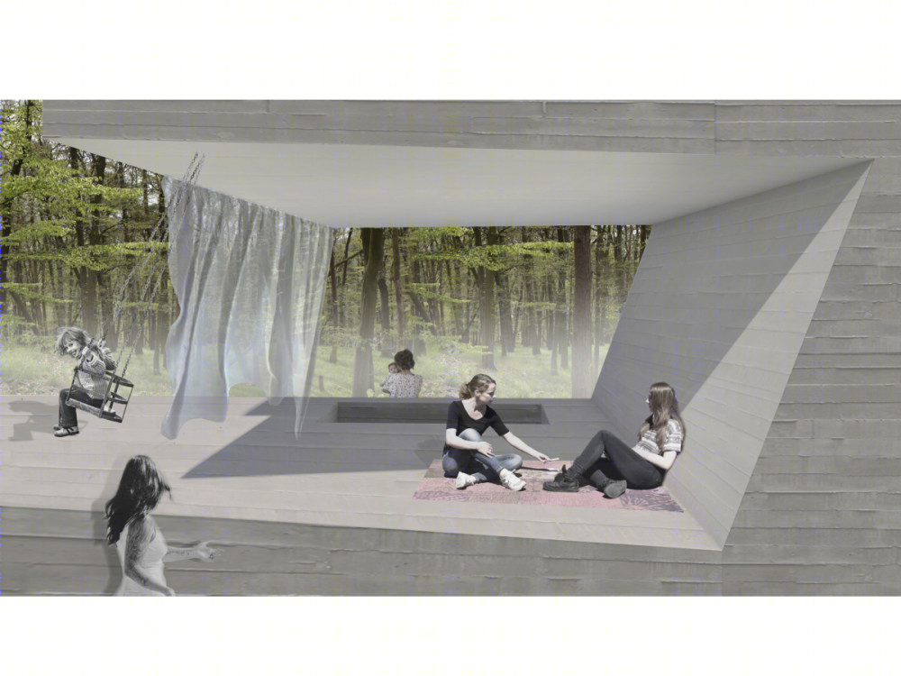 融入自然的开放之家-14