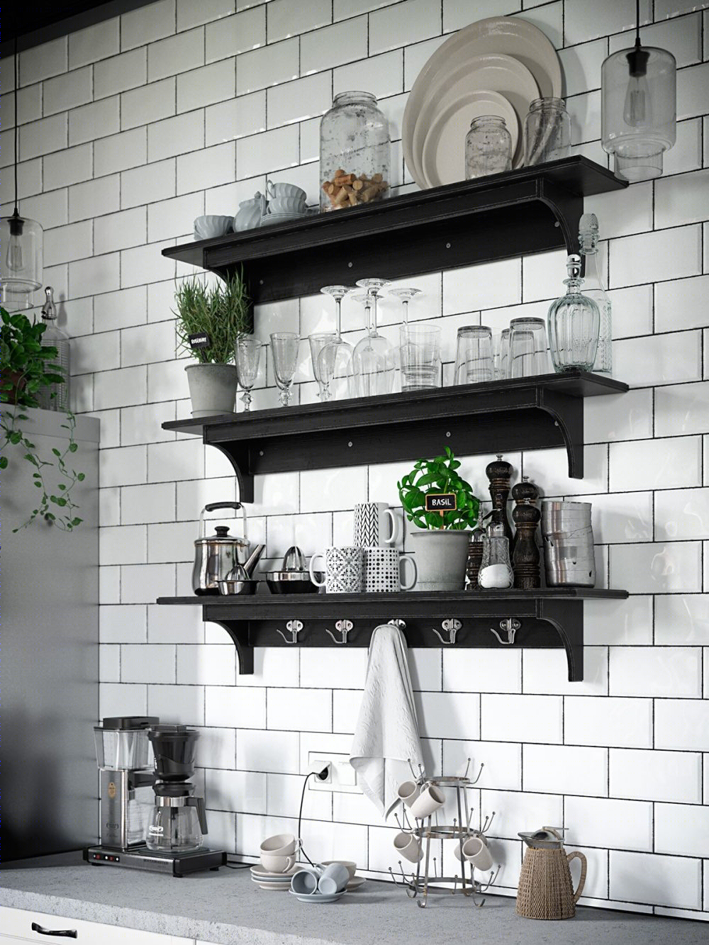 北欧黑灰空间，展现别样住宅魅力-7