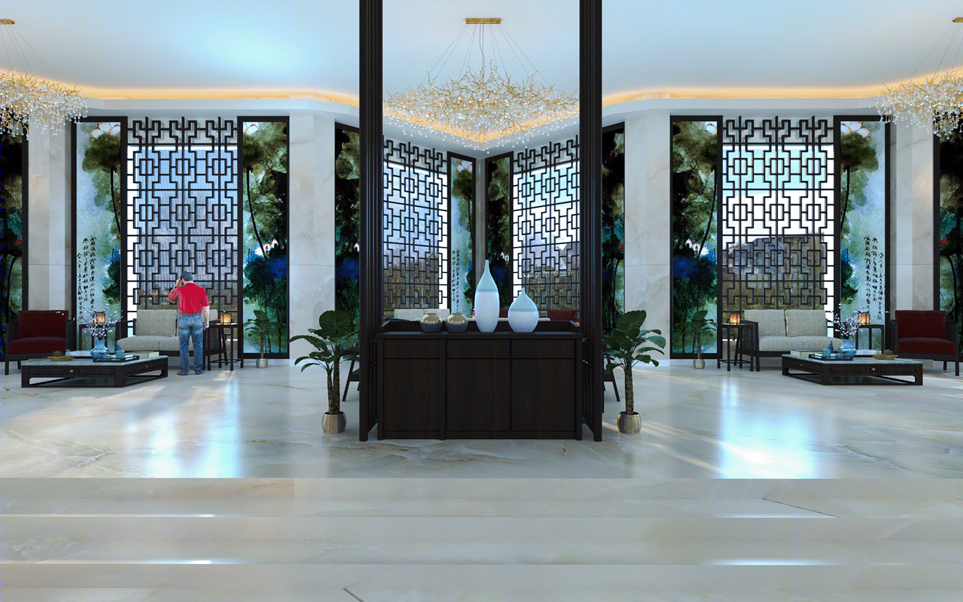 sara ayman丨酒店丨Reception (Chinese therapeutic tourist resort)-0