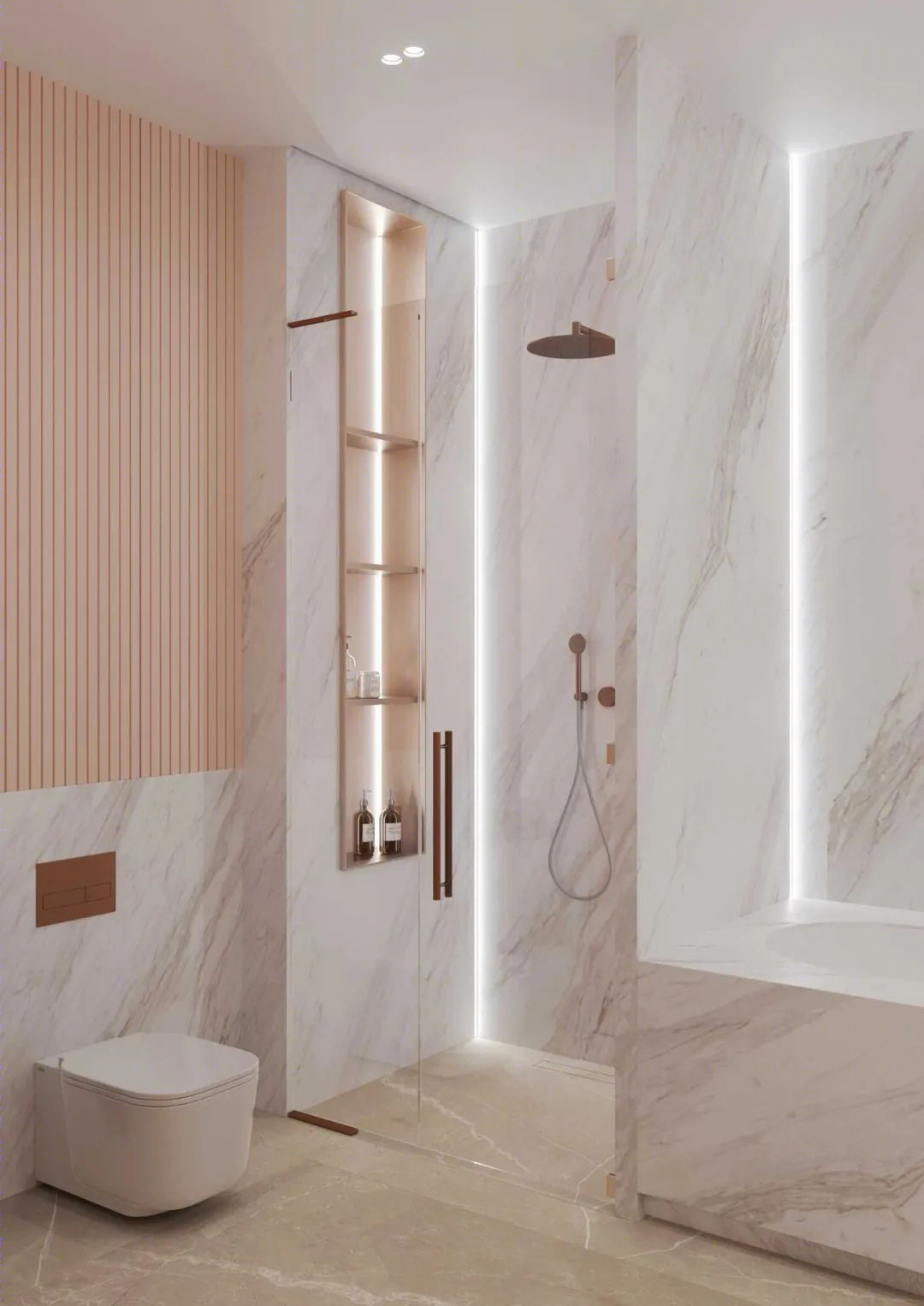 胡桃木打造现代简约豪宅丨Ab Architects-79