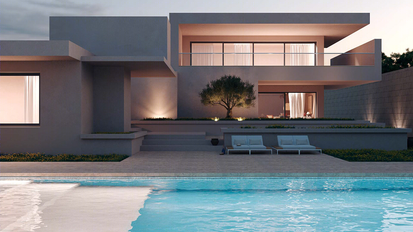 地中海风情别墅设计丨saraviana_archviz-10