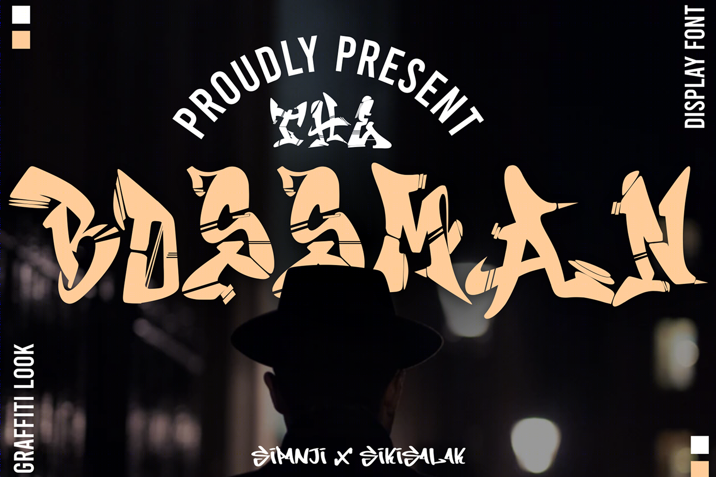 BOSSMAN Graffitifont 字体设计丨Cikareotype-0