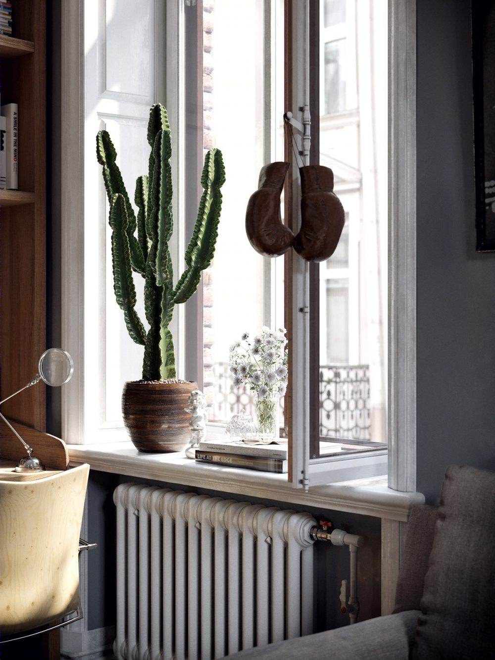 北欧黑灰空间，展现别样住宅魅力-10