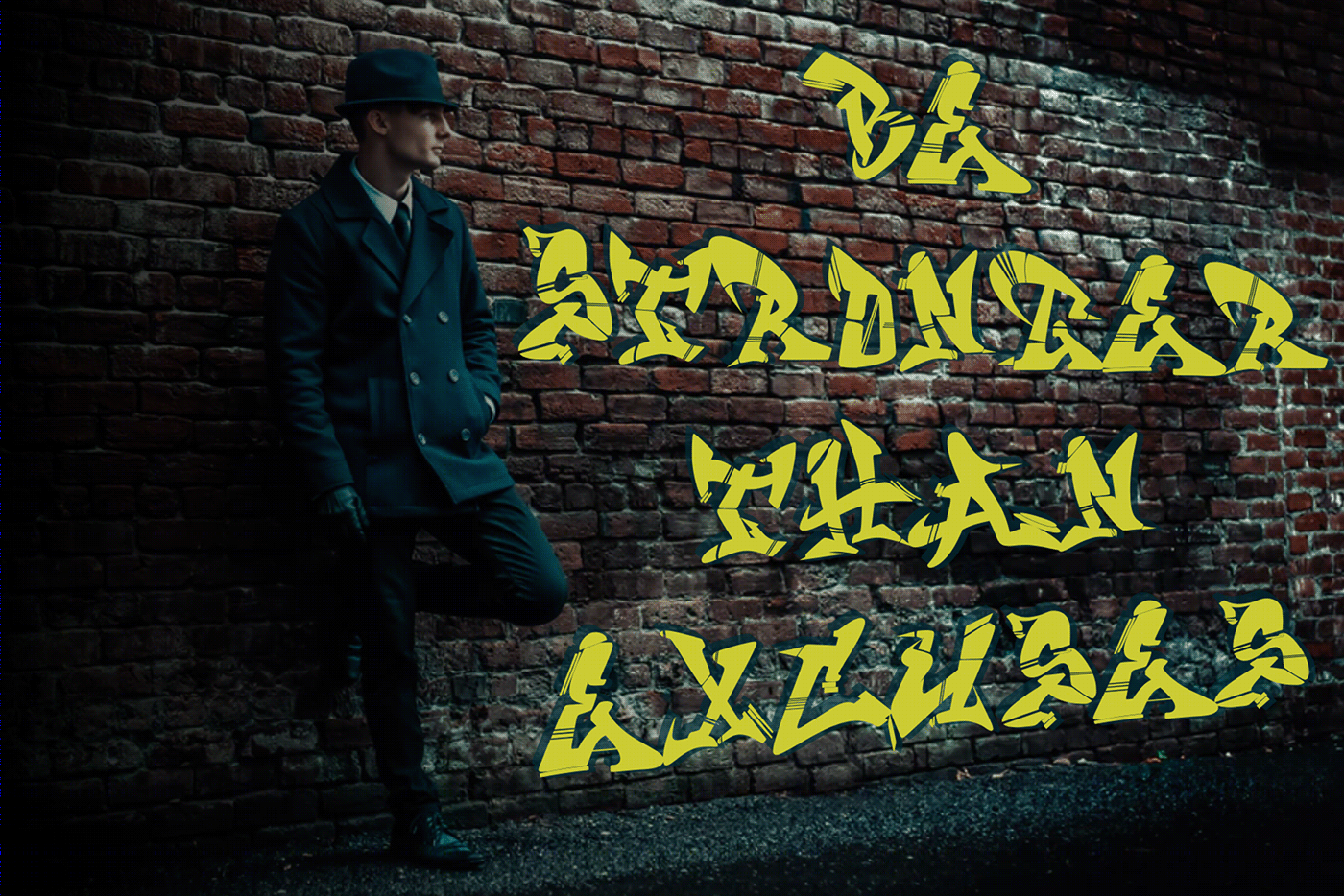 BOSSMAN Graffitifont 字体设计丨Cikareotype-1