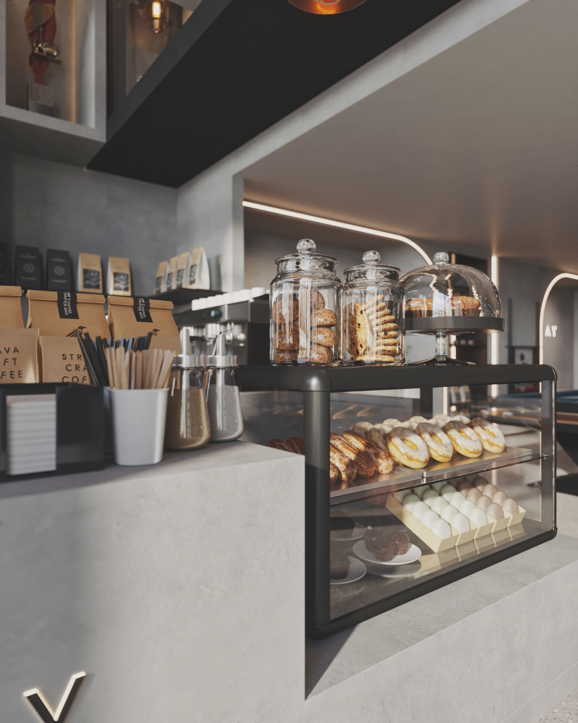 北京某咖啡厅设计惊艳亮相，大师手笔诠释时尚潮流-3