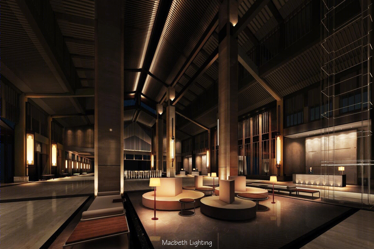 土福灣中堂喜來登大酒店灯光设计-17