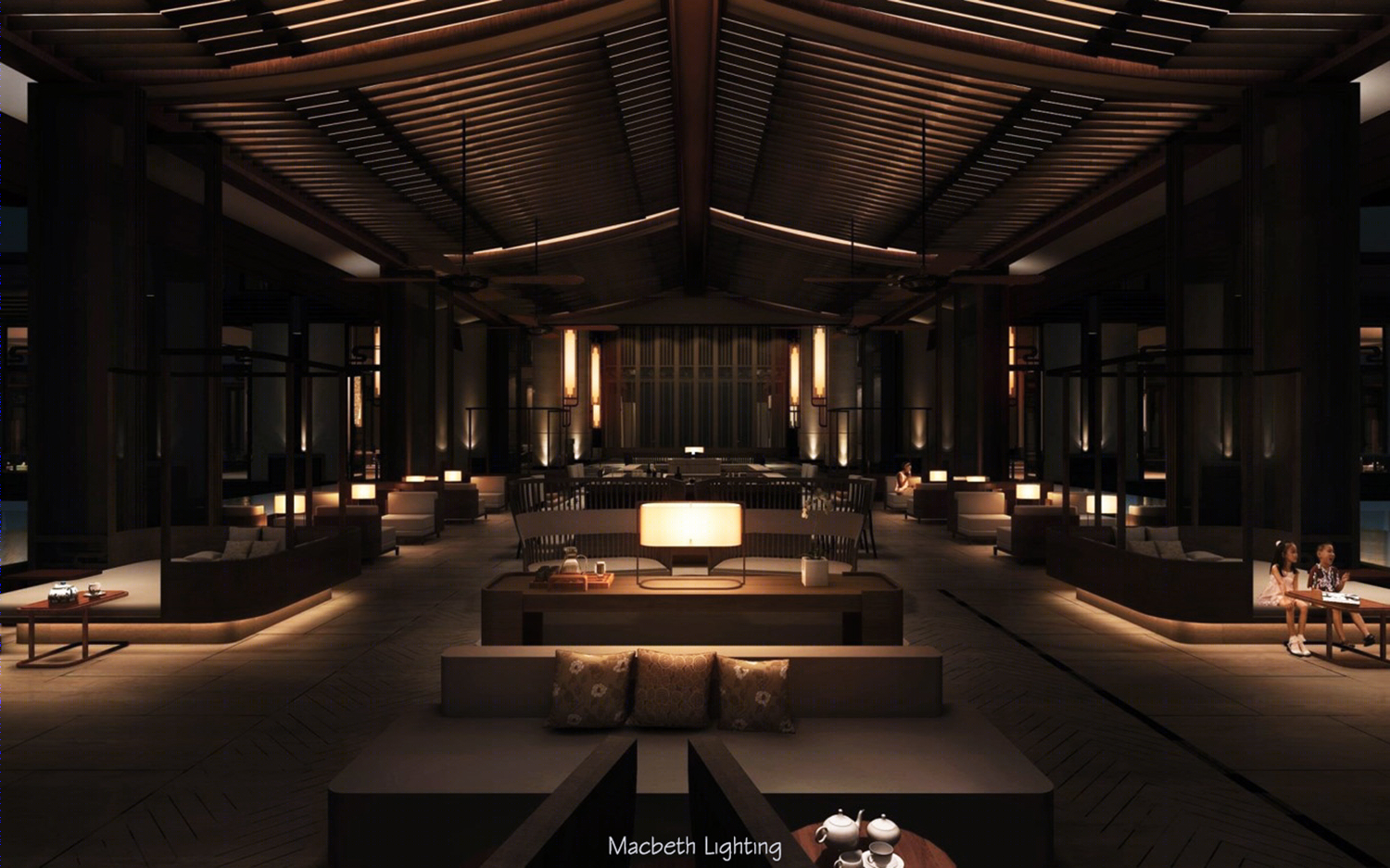 土福灣中堂喜來登大酒店灯光设计-21