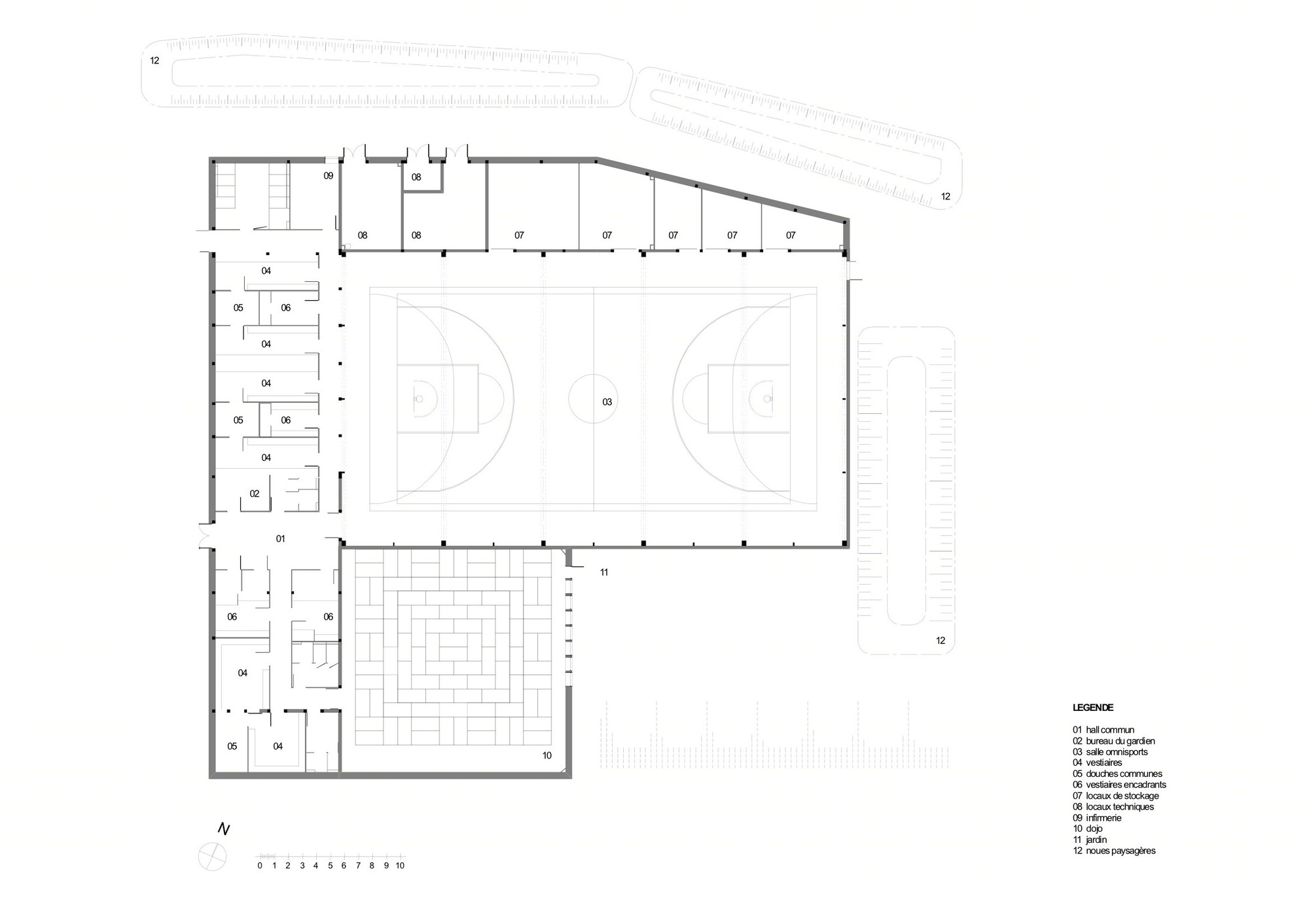 融合自然的校园设计 | Ville-du-Bois 学校综合体-4