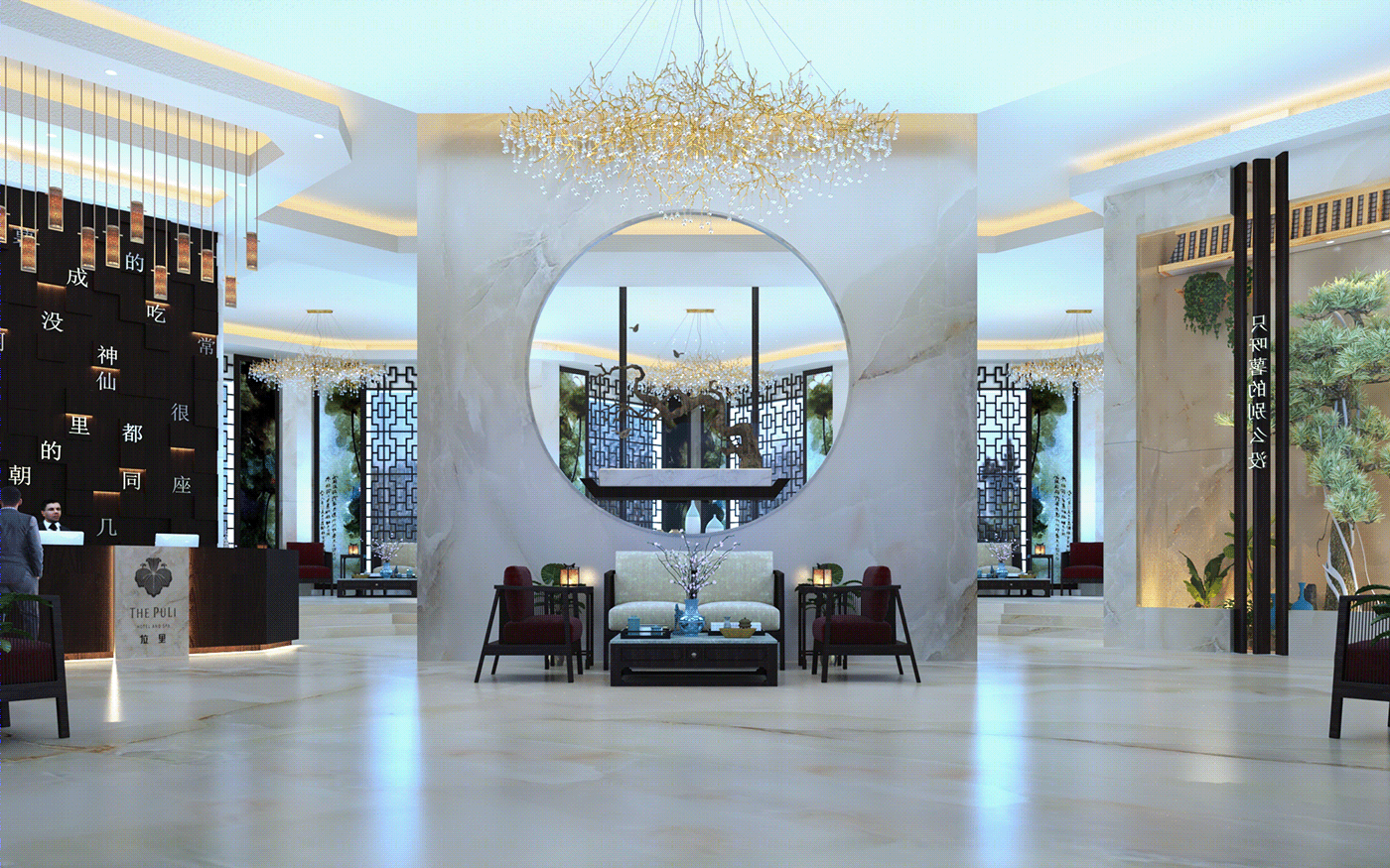 sara ayman丨酒店丨Reception (Chinese therapeutic tourist resort)-7