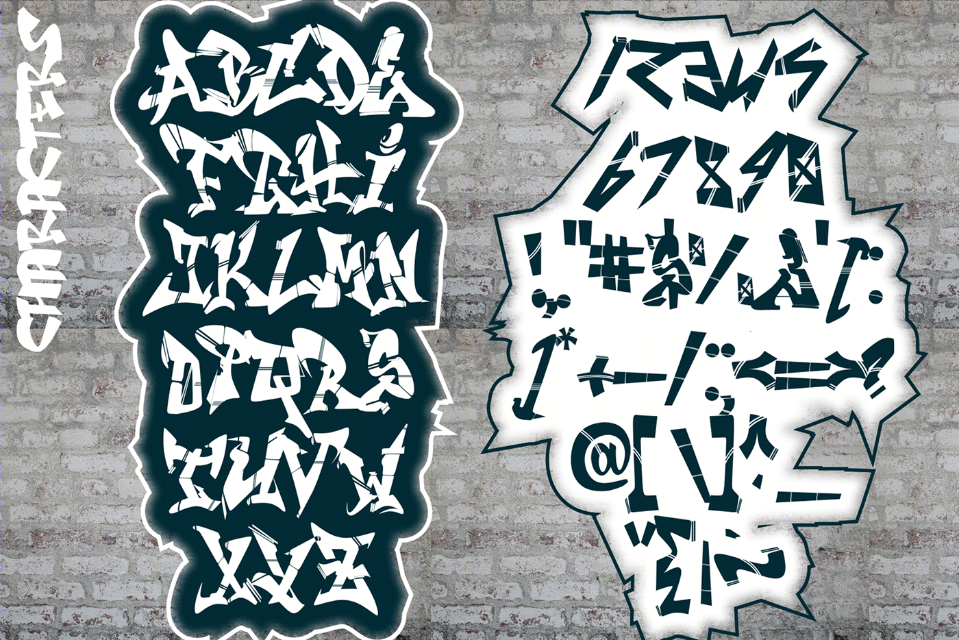 BOSSMAN Graffitifont 字体设计丨Cikareotype-8