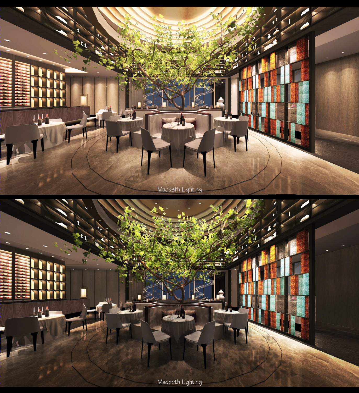 土福灣中堂喜來登大酒店灯光设计-24