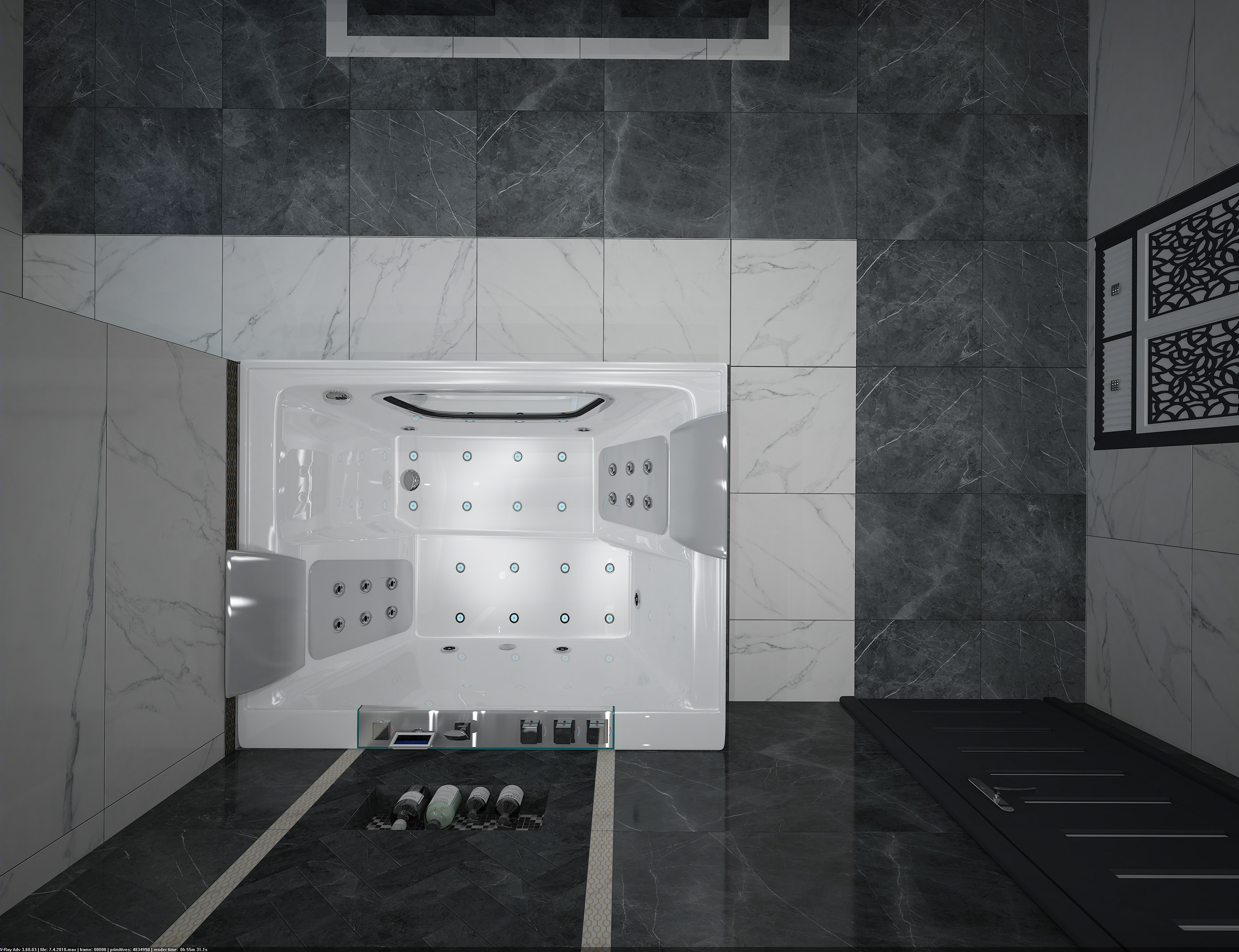 奢华灰色系卫浴设计-11