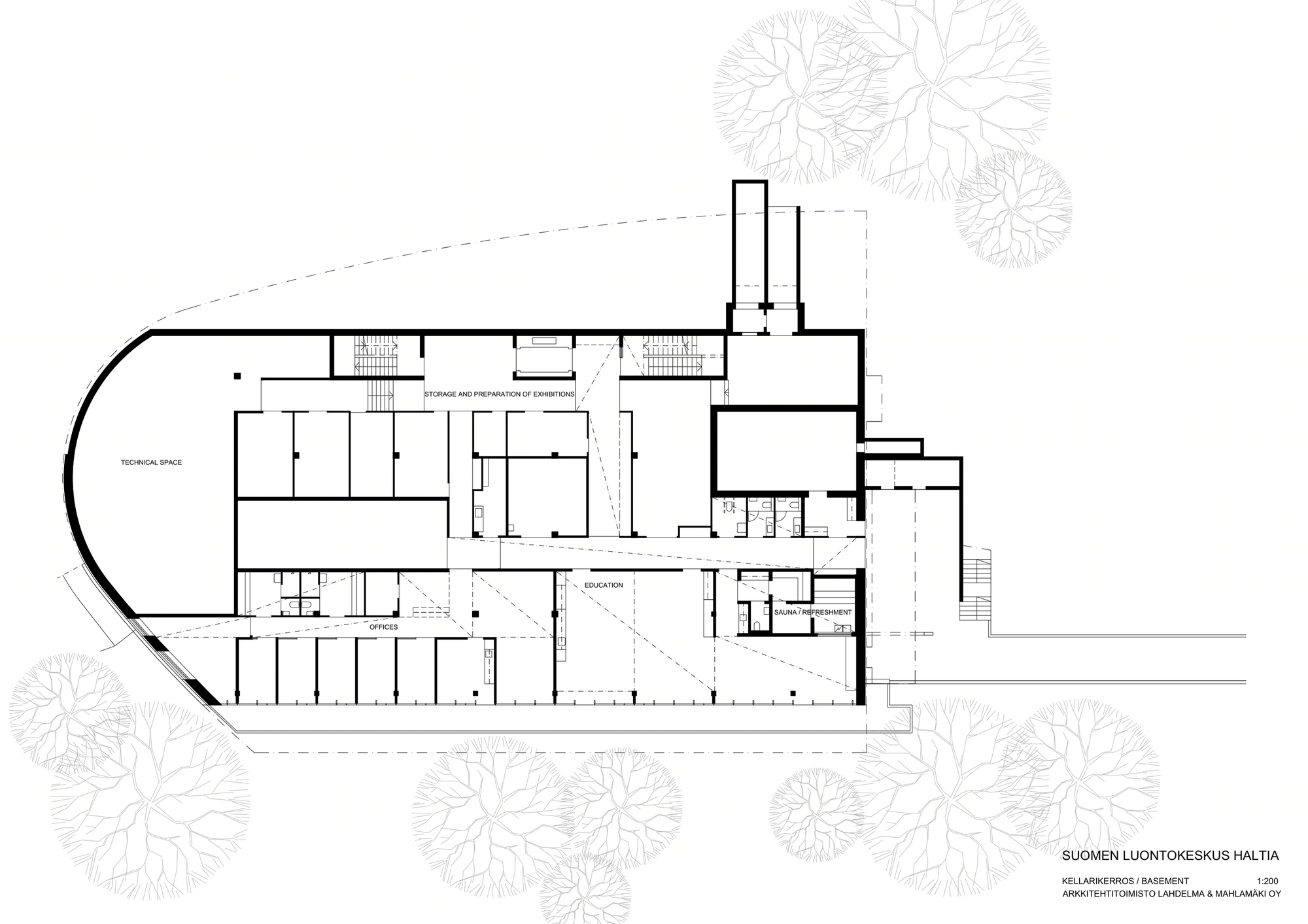 芬兰自然中心 Haltia | 嵌入自然的木结构建筑-35