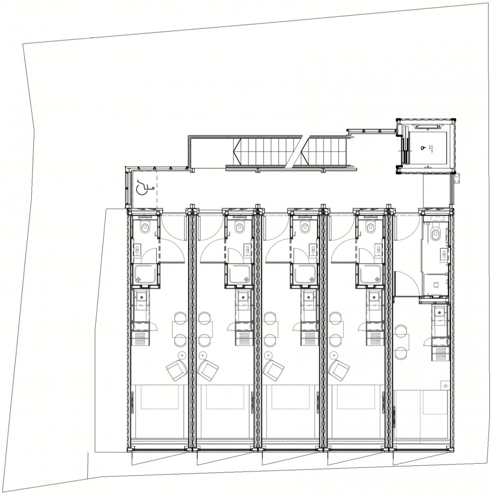 伦敦 Waterloo 街区模块化集装箱公寓酒店-37